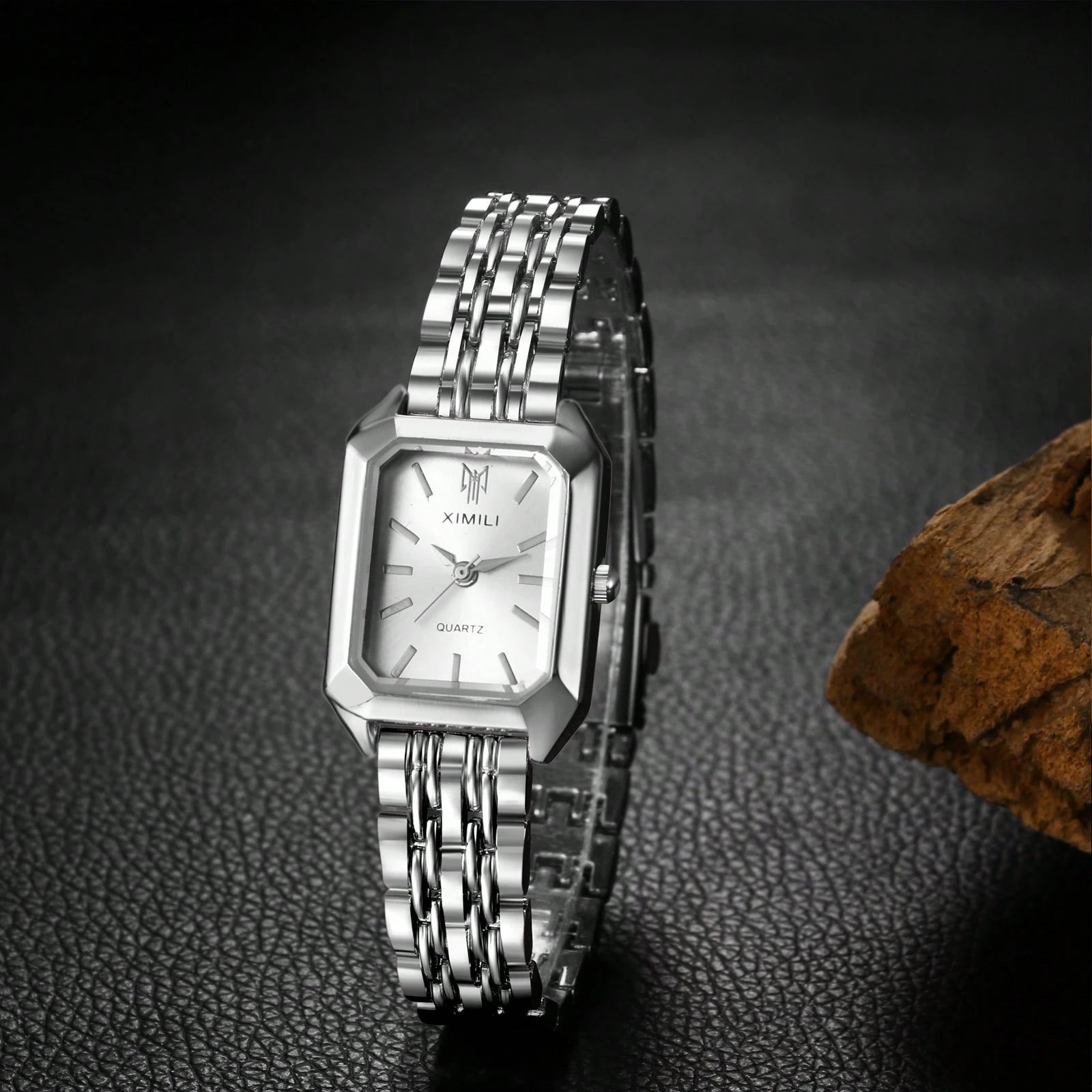 Edward Watches – Sleek Rectangular Dial Fashion Watch for Women