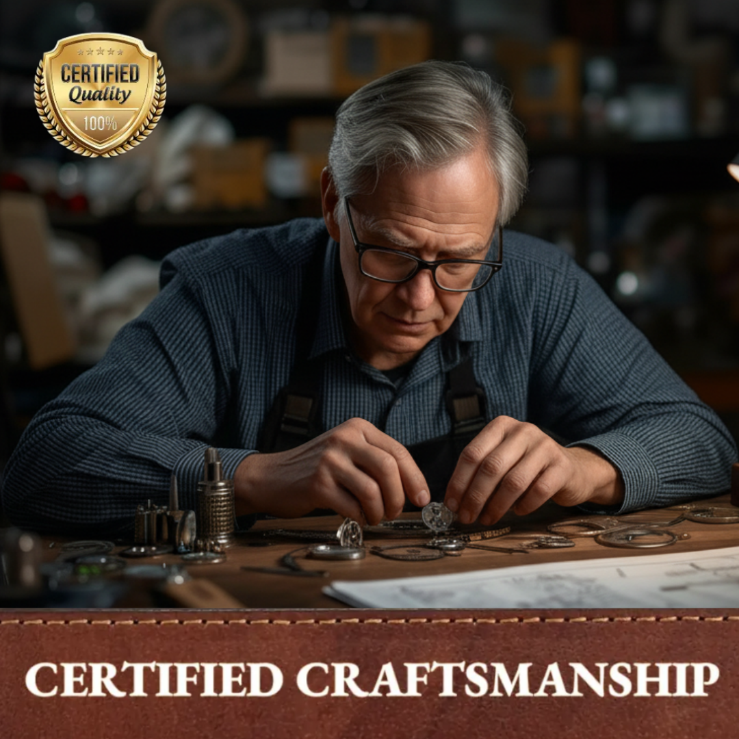 Premium Leather Band Chronograph Watch