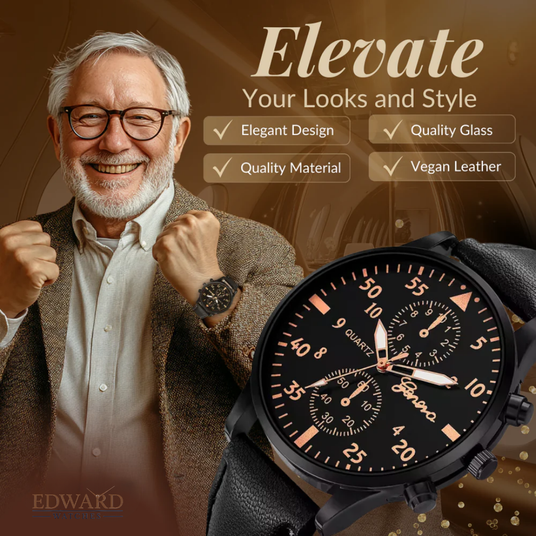 4-Piece Fashion Watch and Bracelet Set