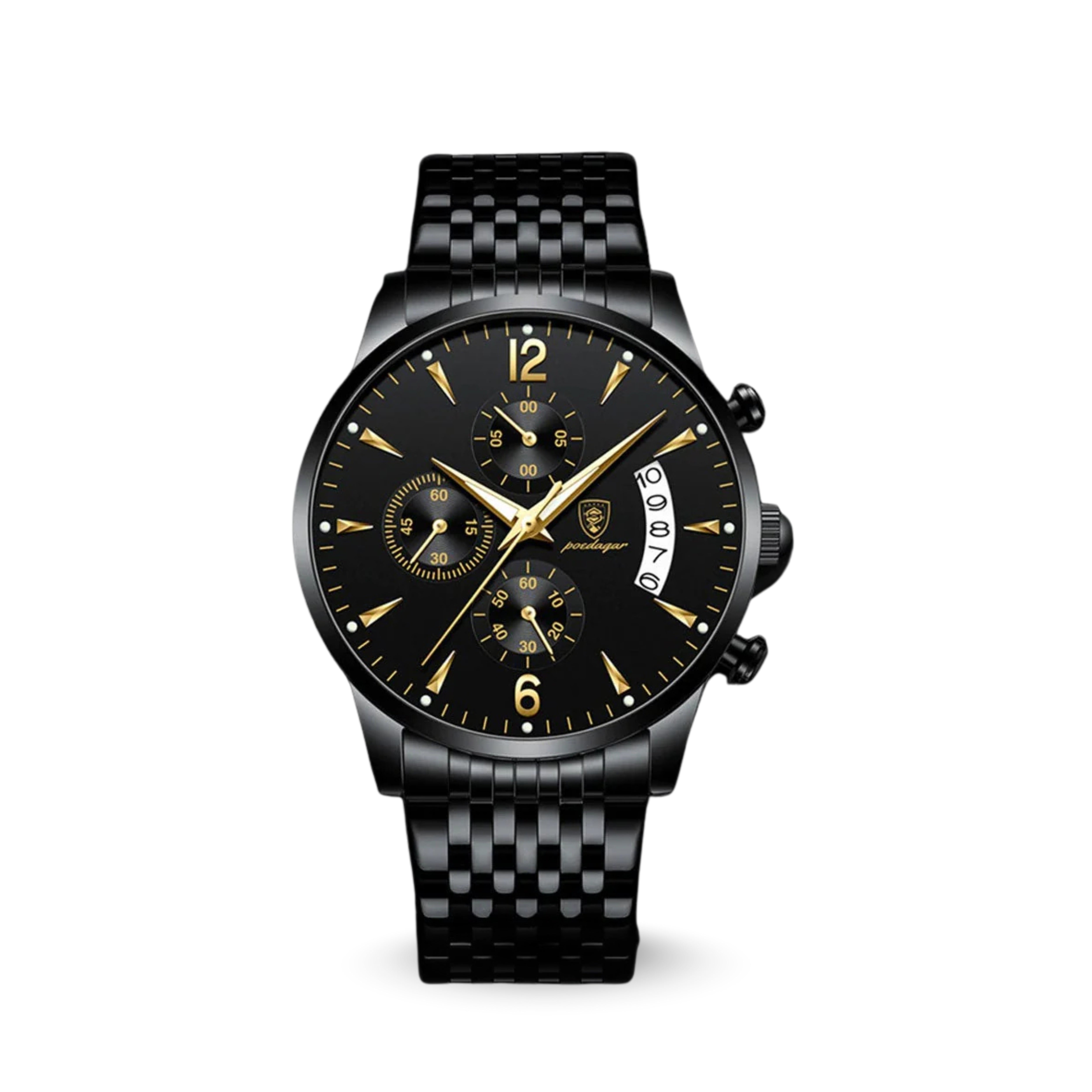 Edward Watches – Luminous Dial Steel Watch for Everyday Wear
