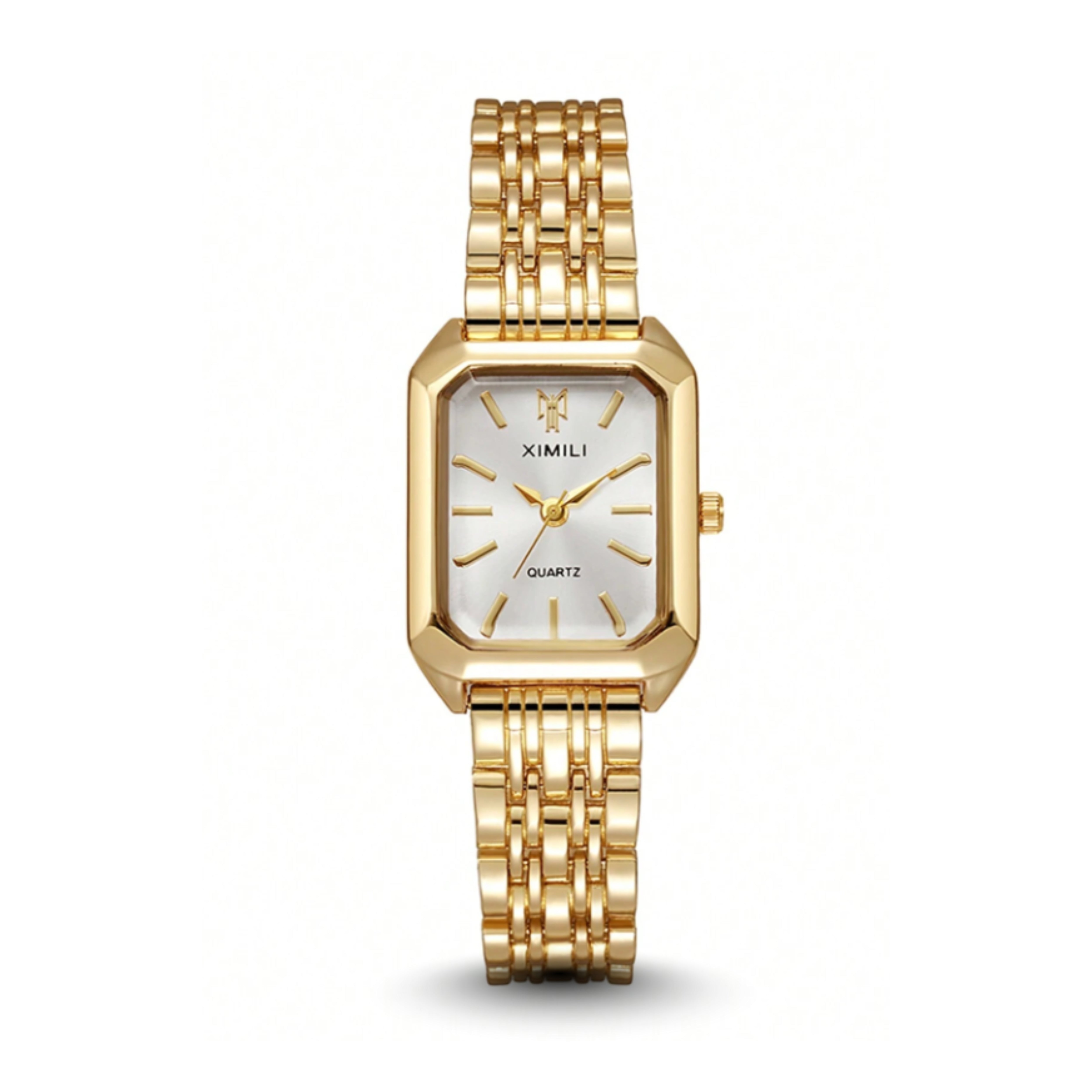 Edward Watches – Gold Plated Quartz Watch with Square Dial for Women