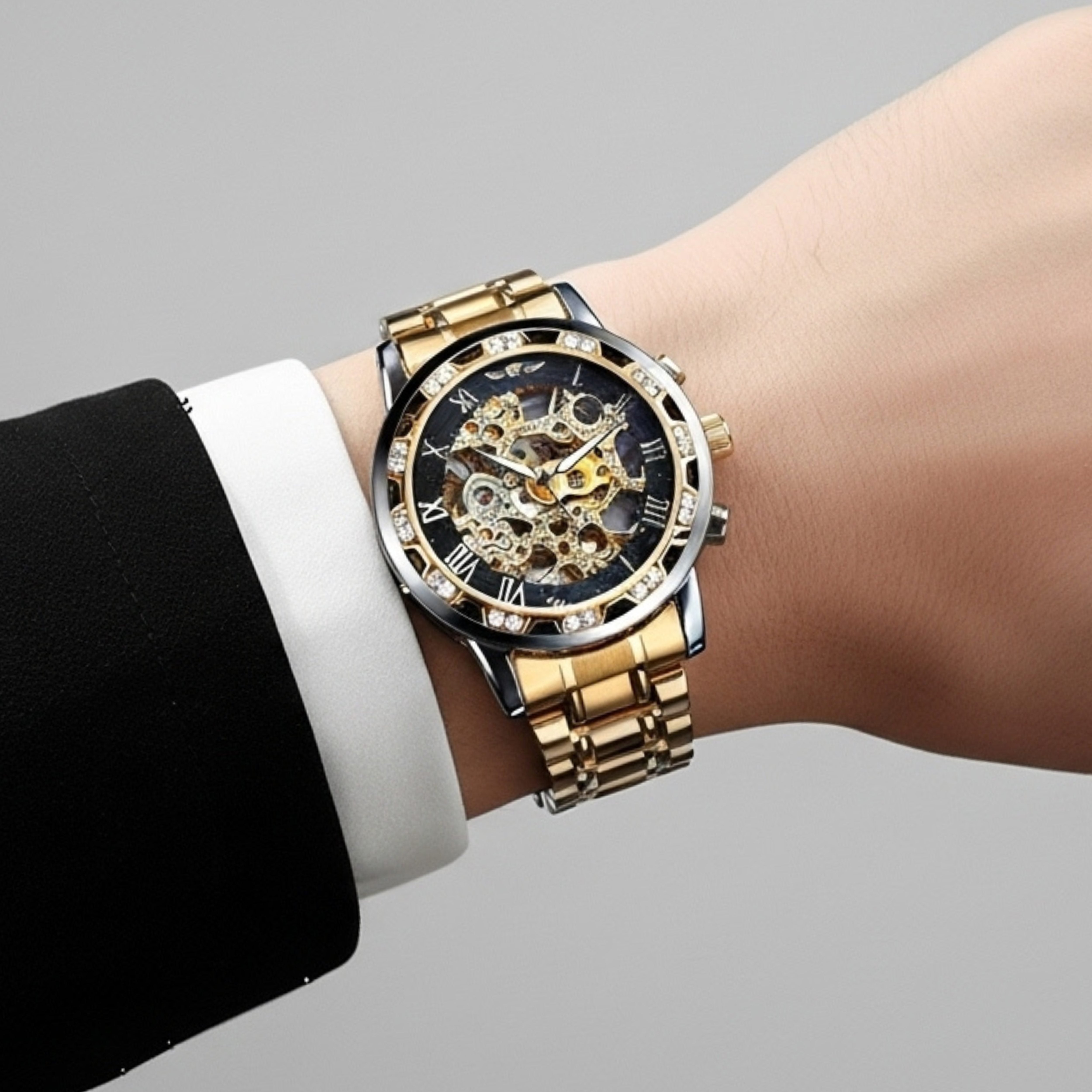 Edward Watches – Royal Gold Skeleton Watch for Everyday Wear