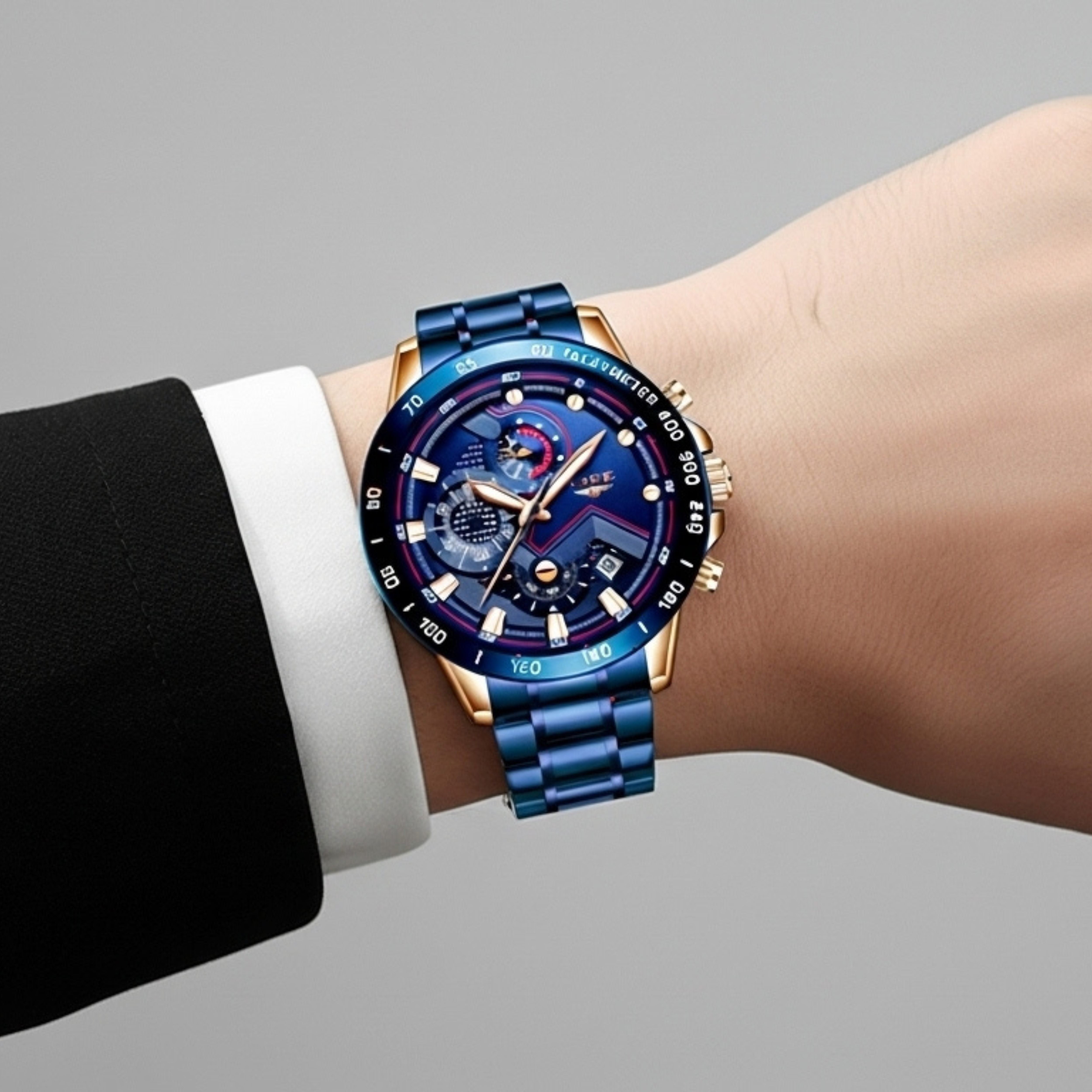 Edward Watches – Chronograph & Luminous Display Sports Watch