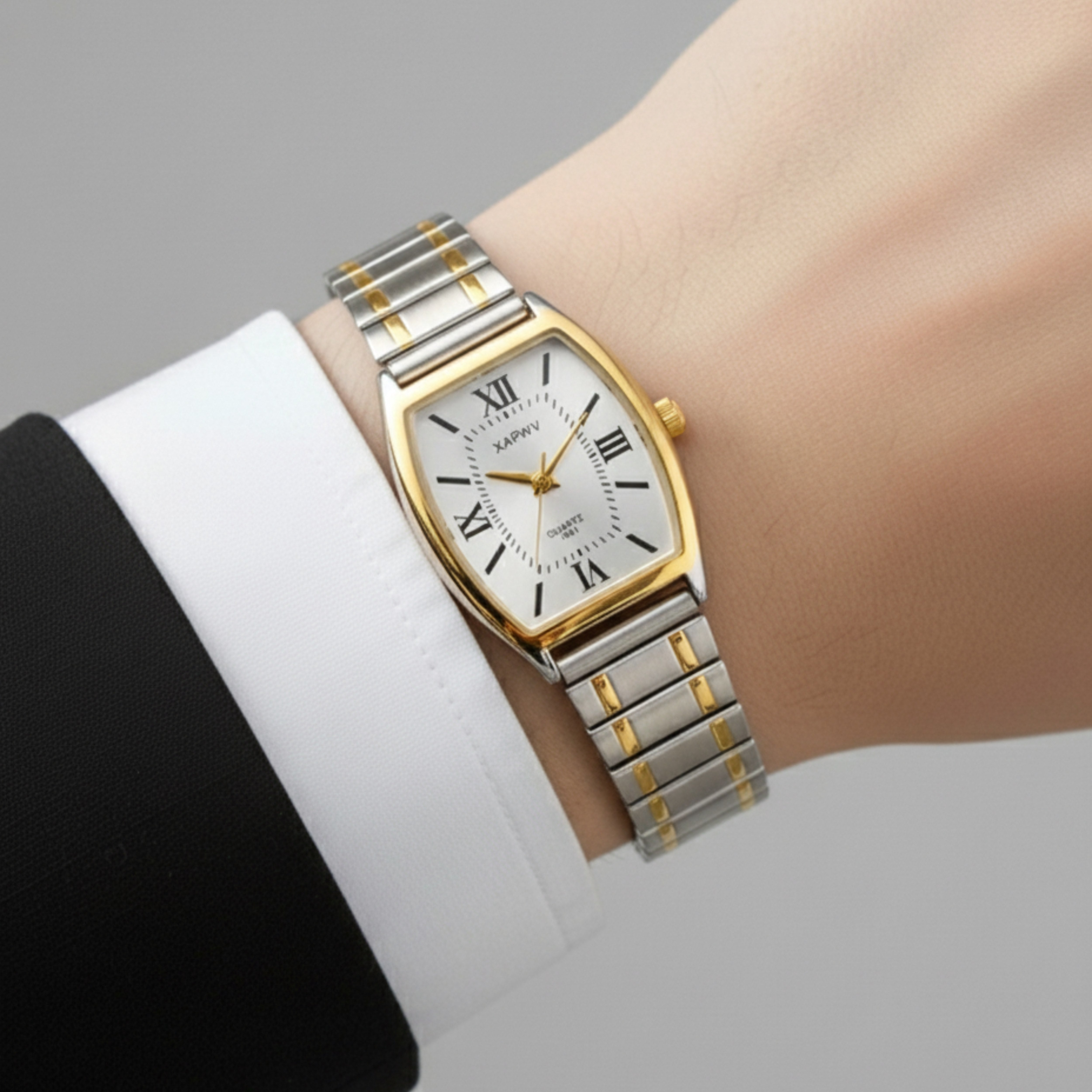 Edward Watches– Timeless Barrel Dial Quartz Watch for Women