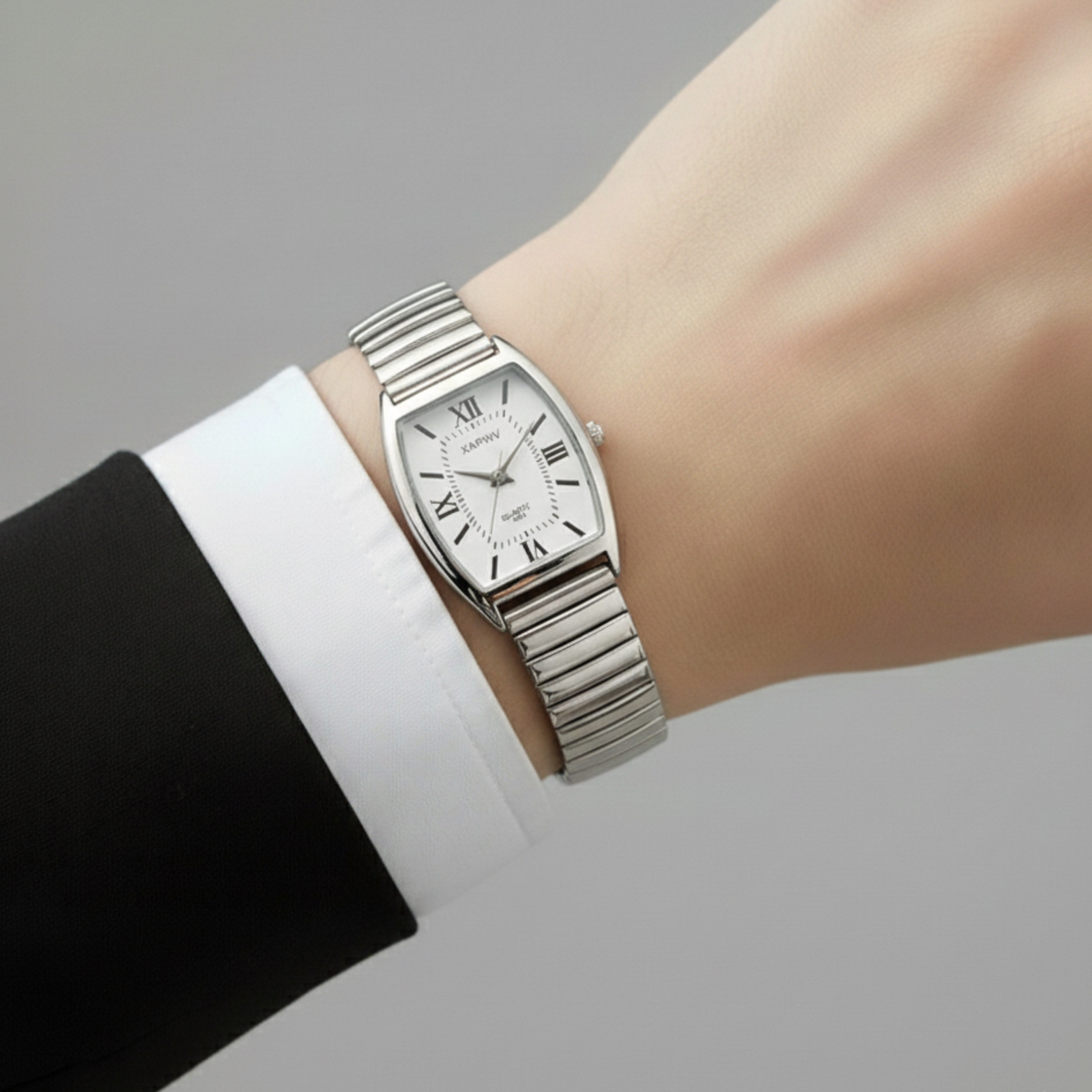 Edward Watches– Timeless Barrel Dial Quartz Watch for Women