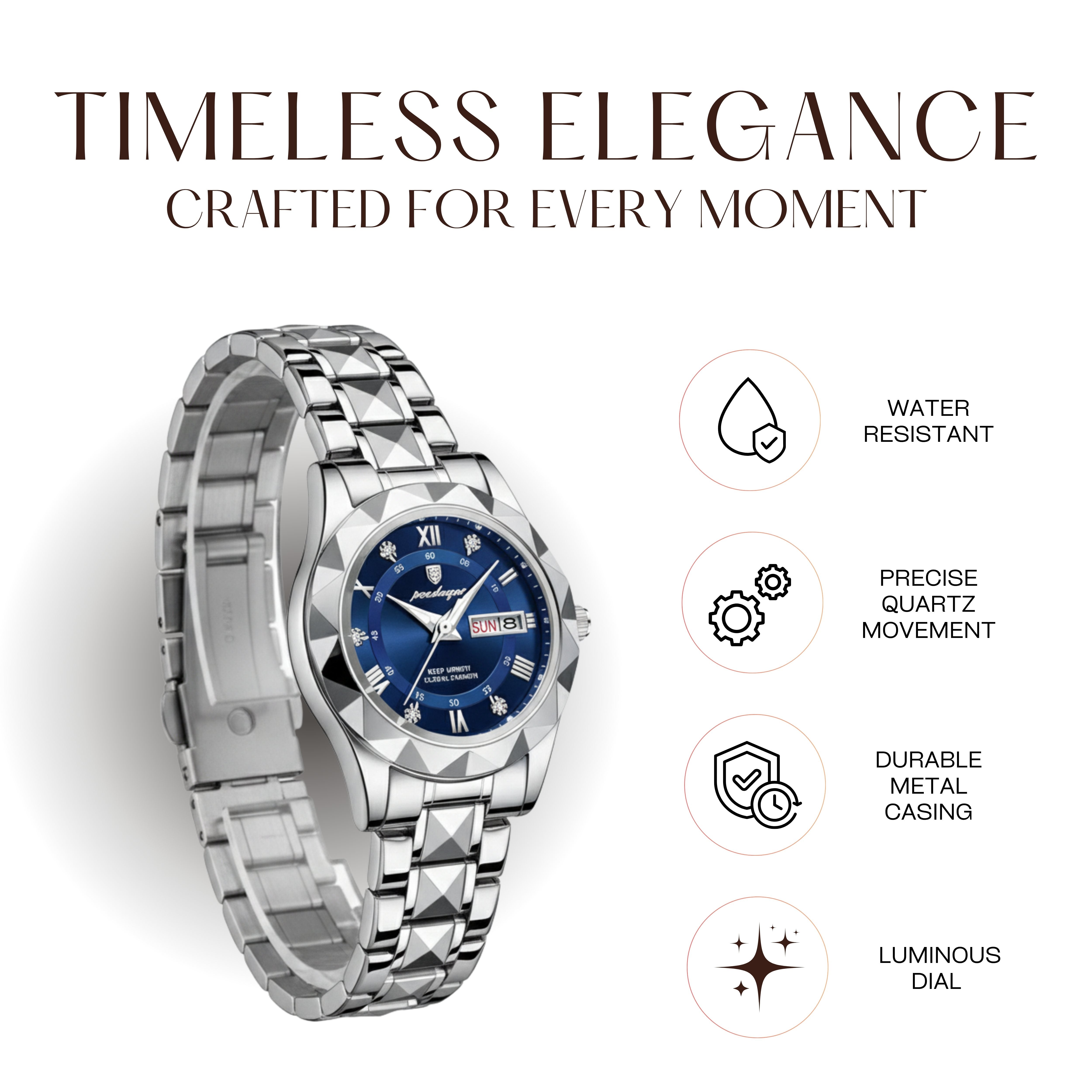 Edward Watches – Stylish & Durable Watch for Women