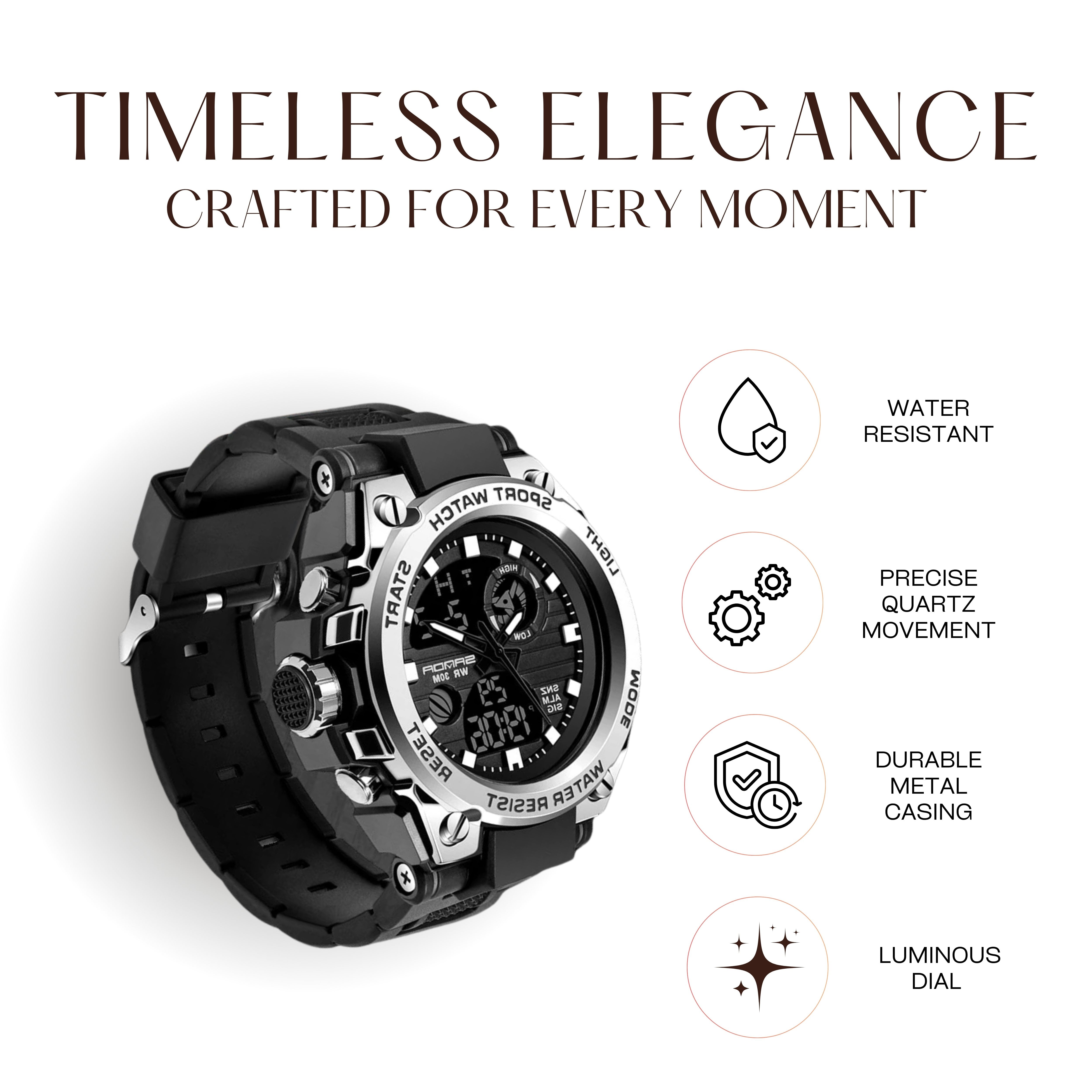 Edward Watches – Shockproof Sports Watch for Everyday Adventure