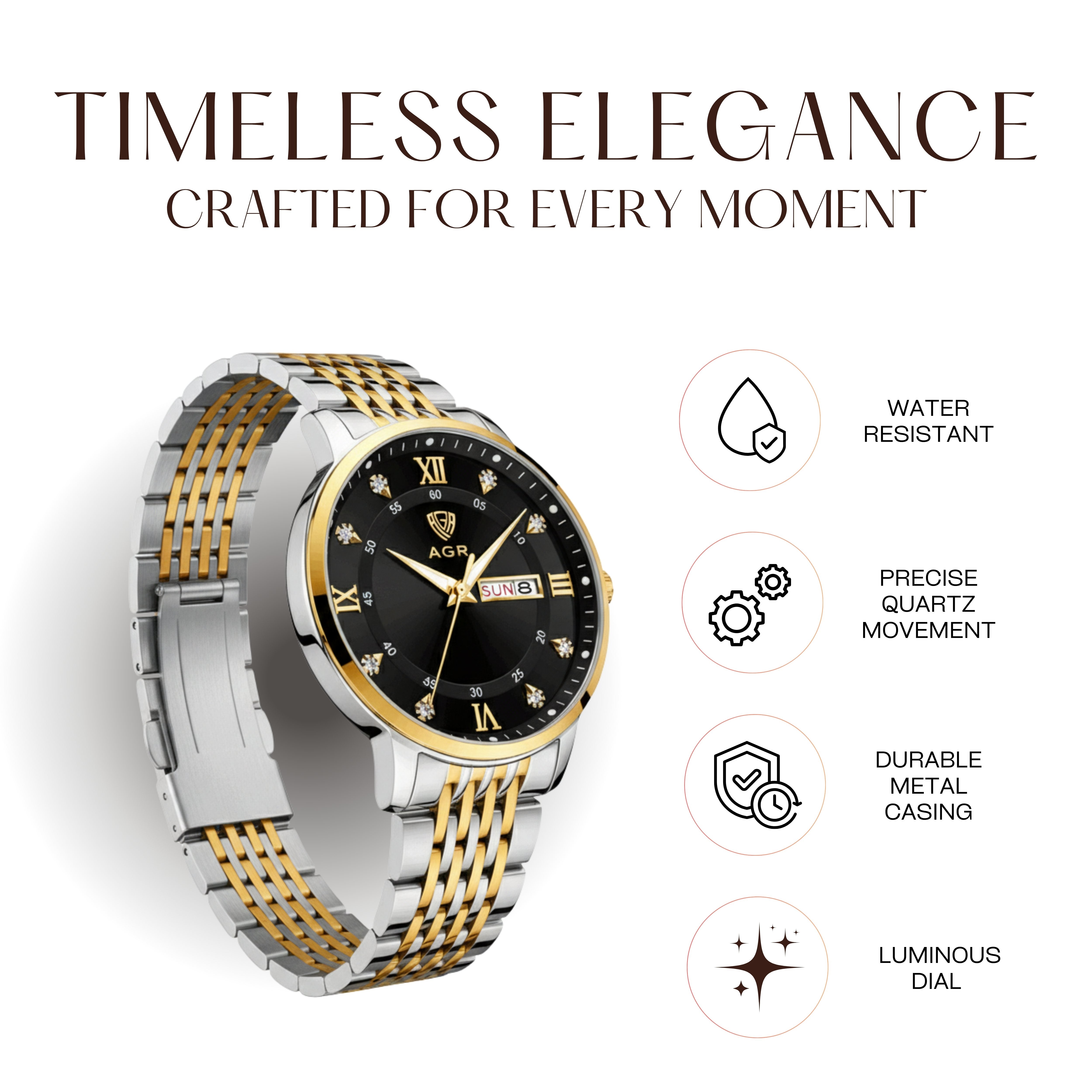 Edward Watches – Elegant & Durable Stainless Steel Watch for Men