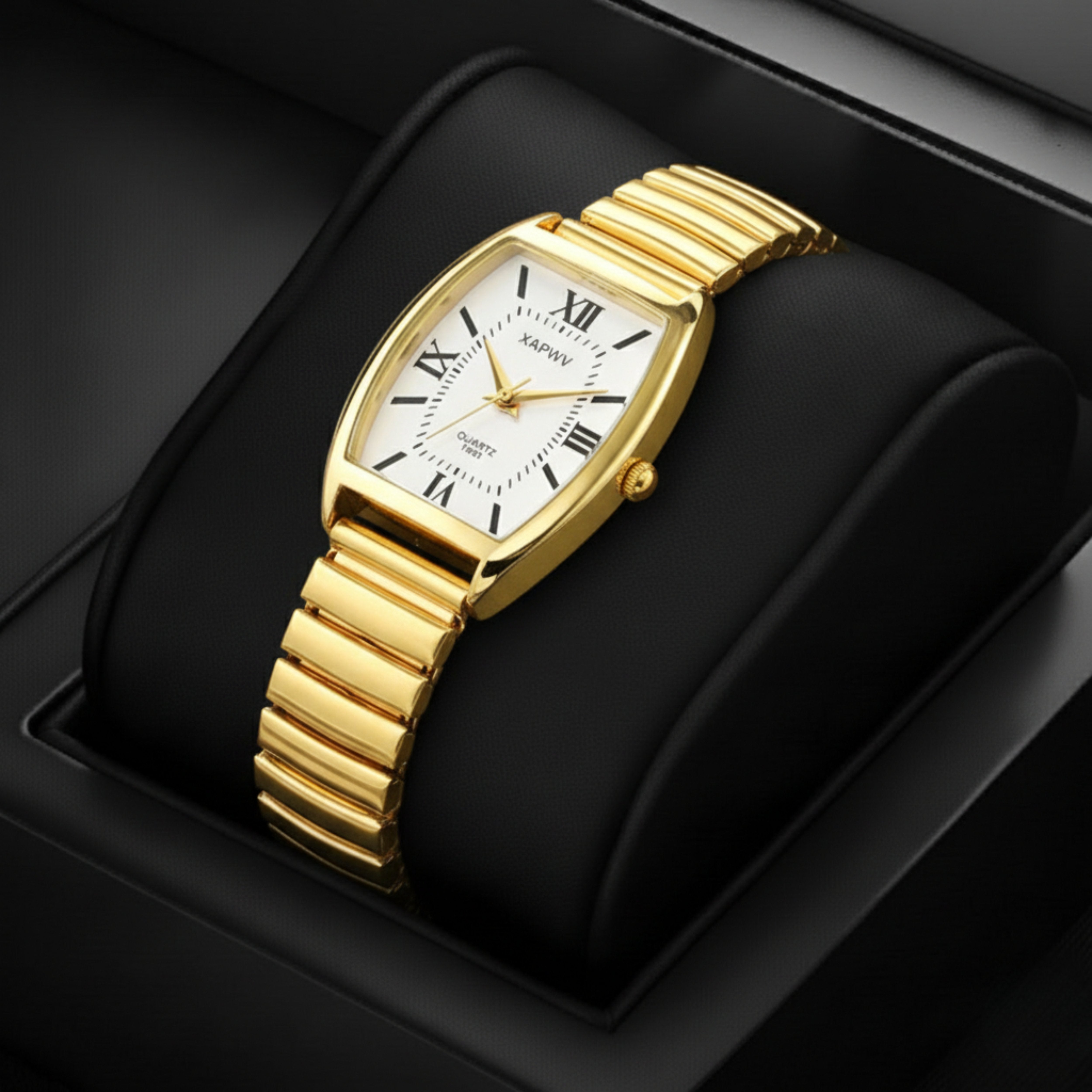 Edward Watches – Vintage Barrel Dial Quartz Watch for Women