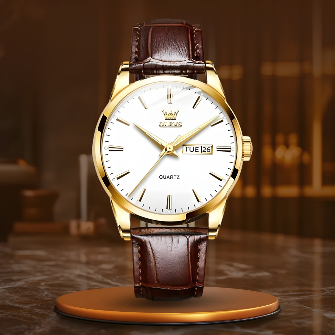 Luxury Business Leather Watch