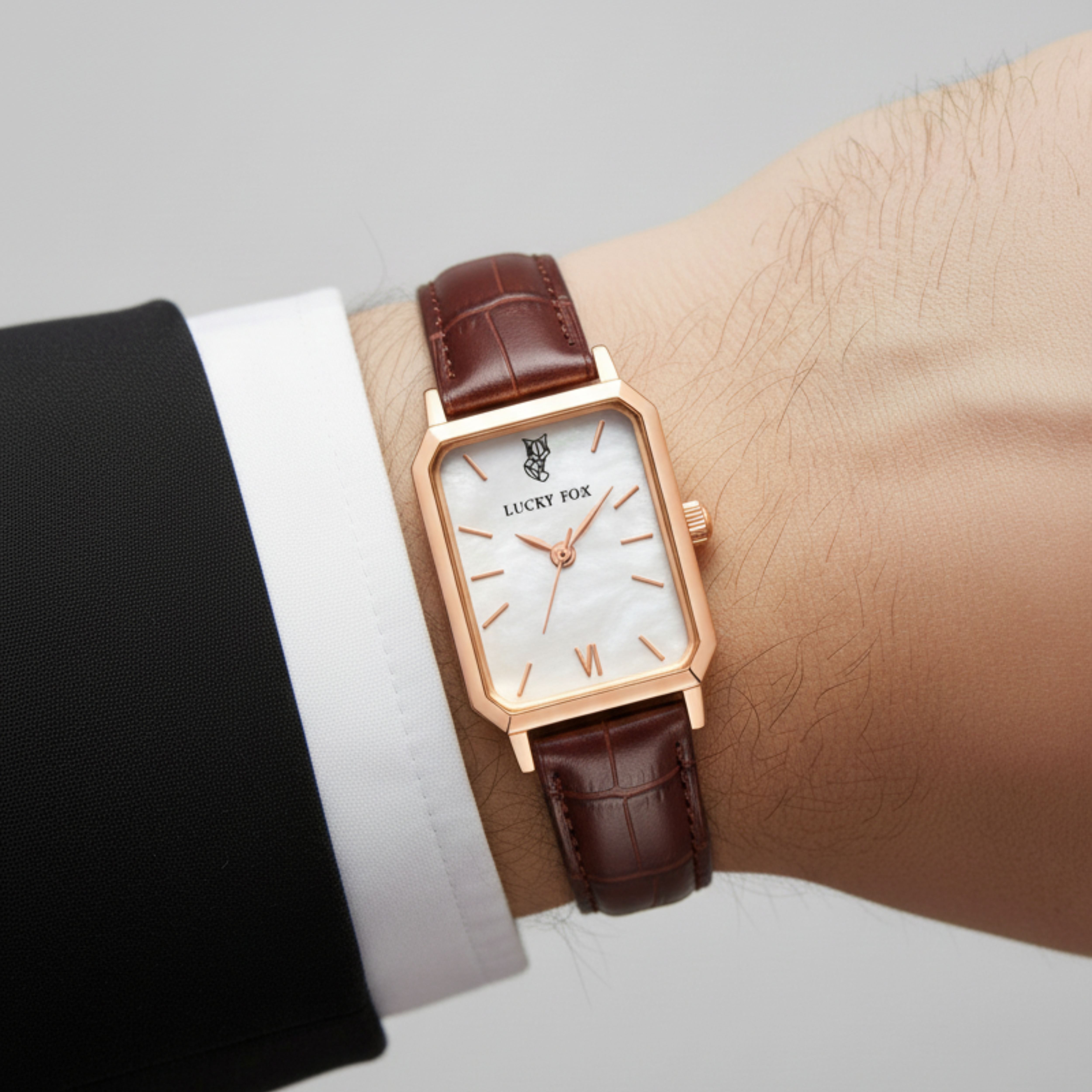 Edward Watches – Vintage Rectangle Dial Watch for Women