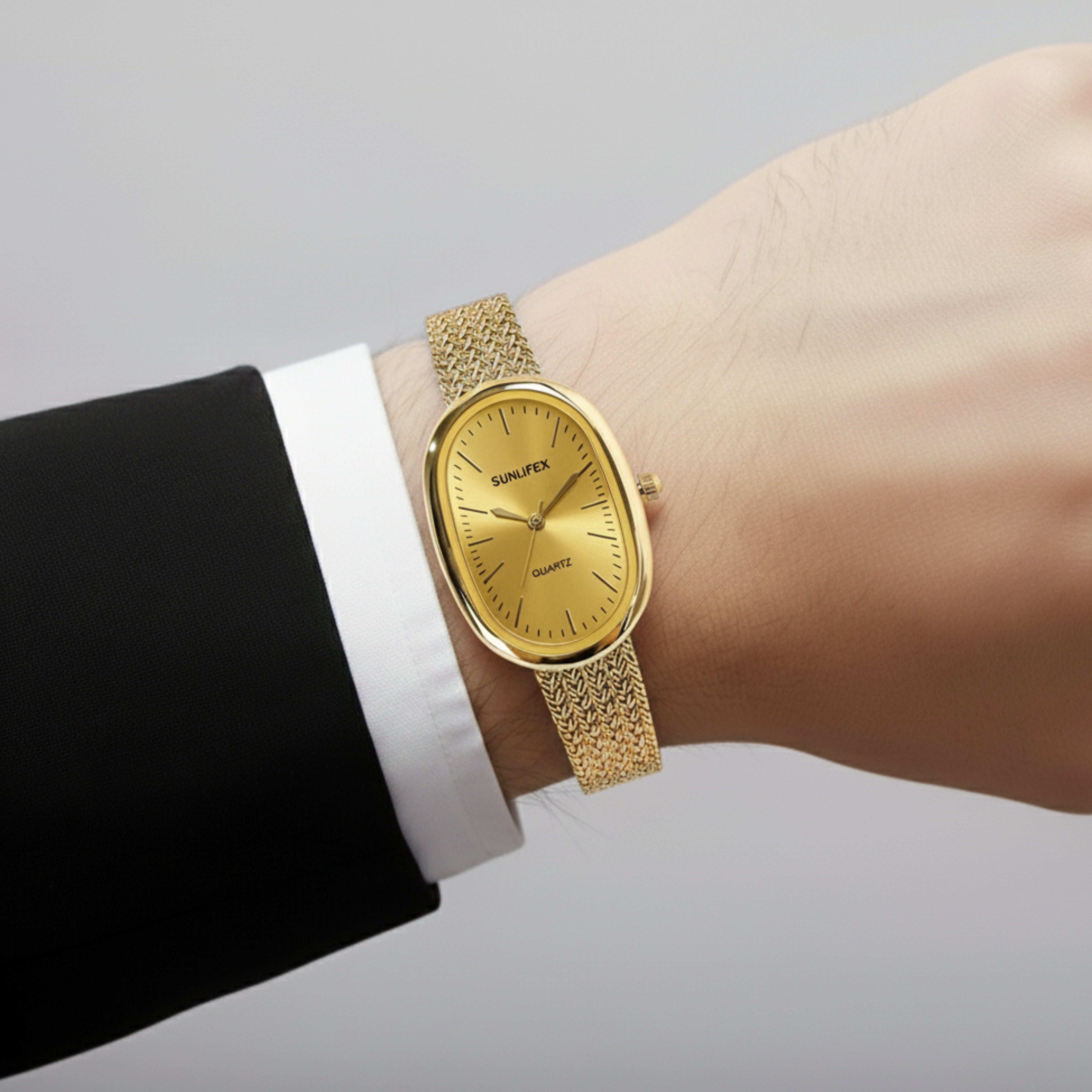 Edward Watches – Exquisite Oval Dial Watch for Elegant Women