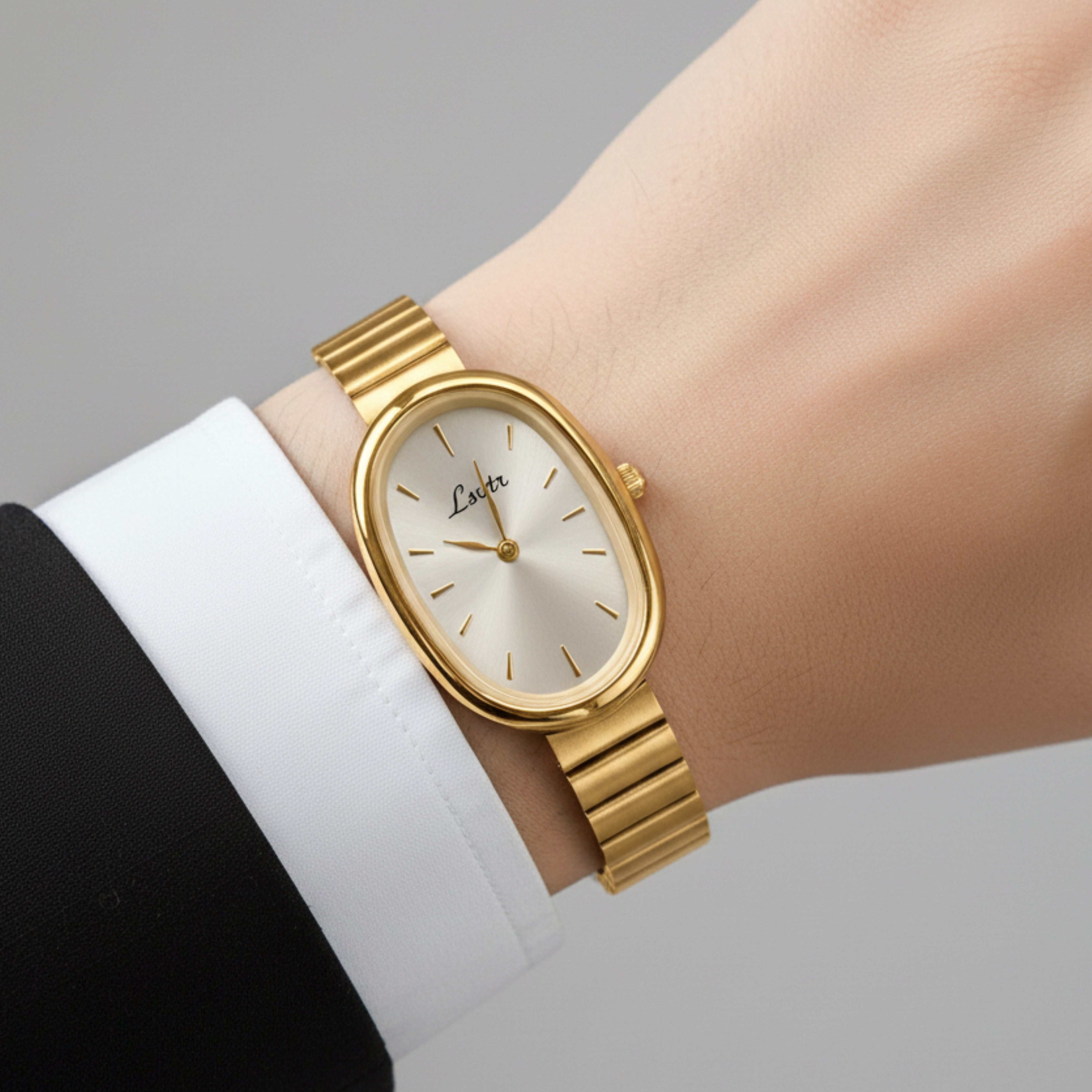 Edward Watches – Chic Vintage Silver Quartz Watch for Women