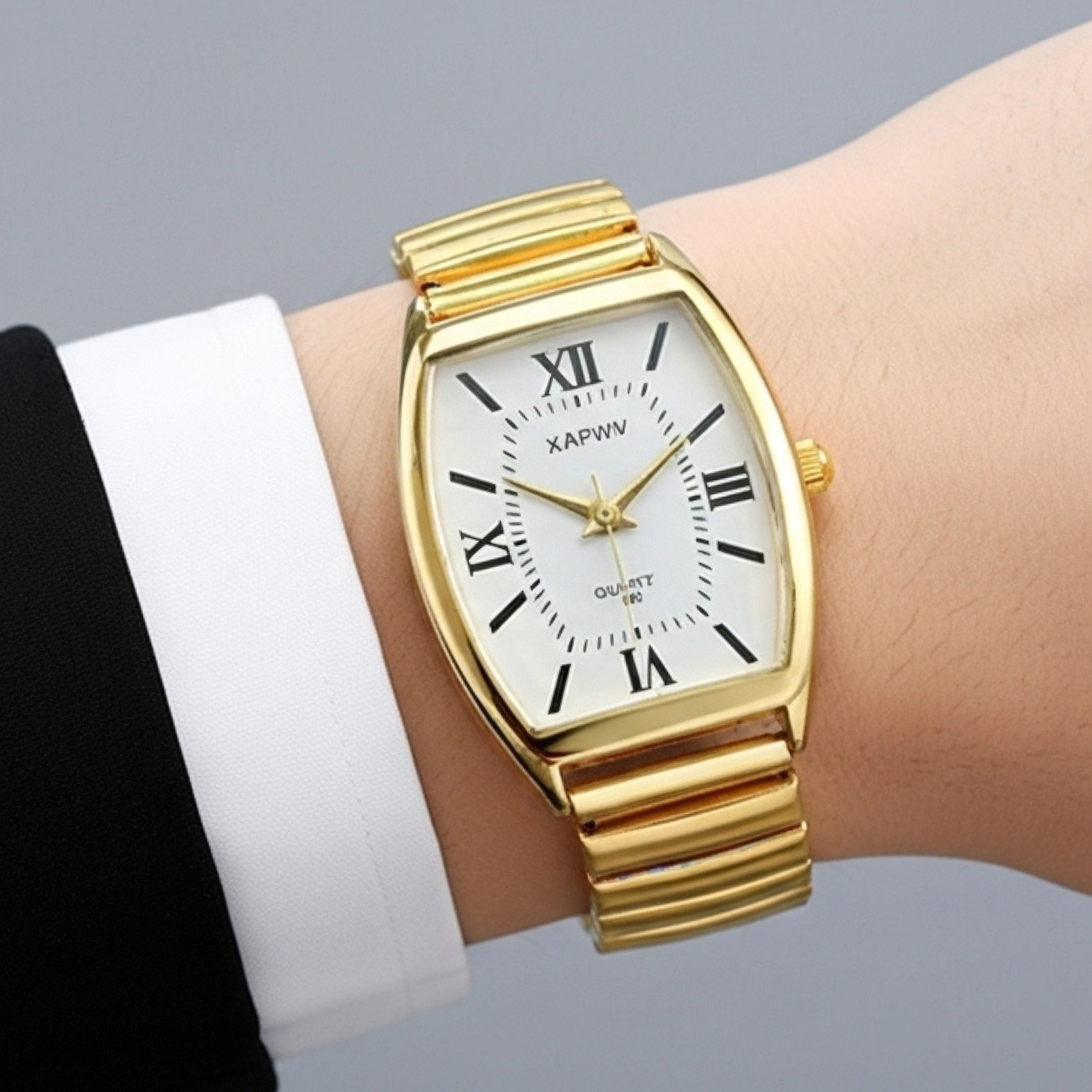 Edward Watches – Vintage Barrel Dial Quartz Watch for Women