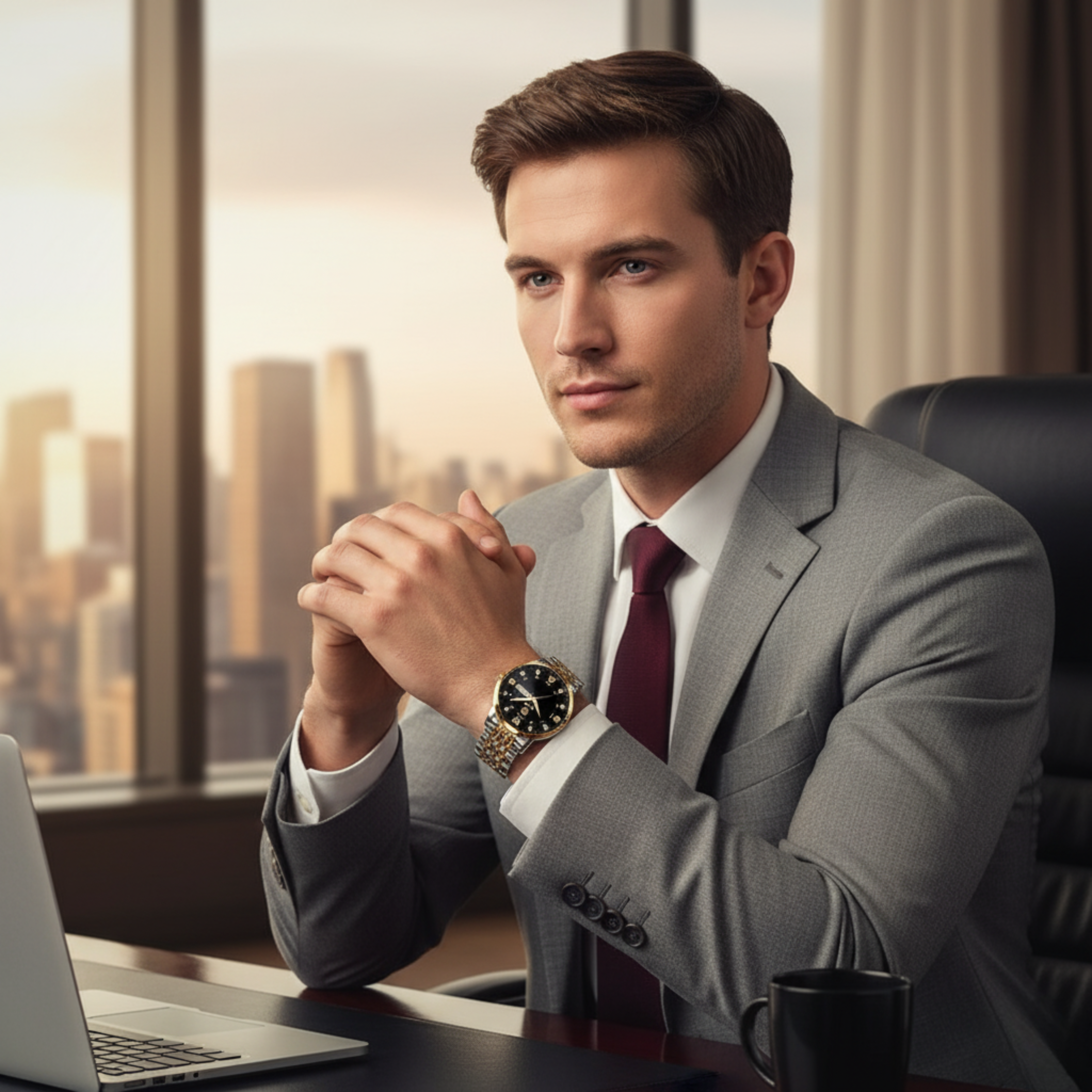 Edward Watches – Elegant & Durable Stainless Steel Watch for Men