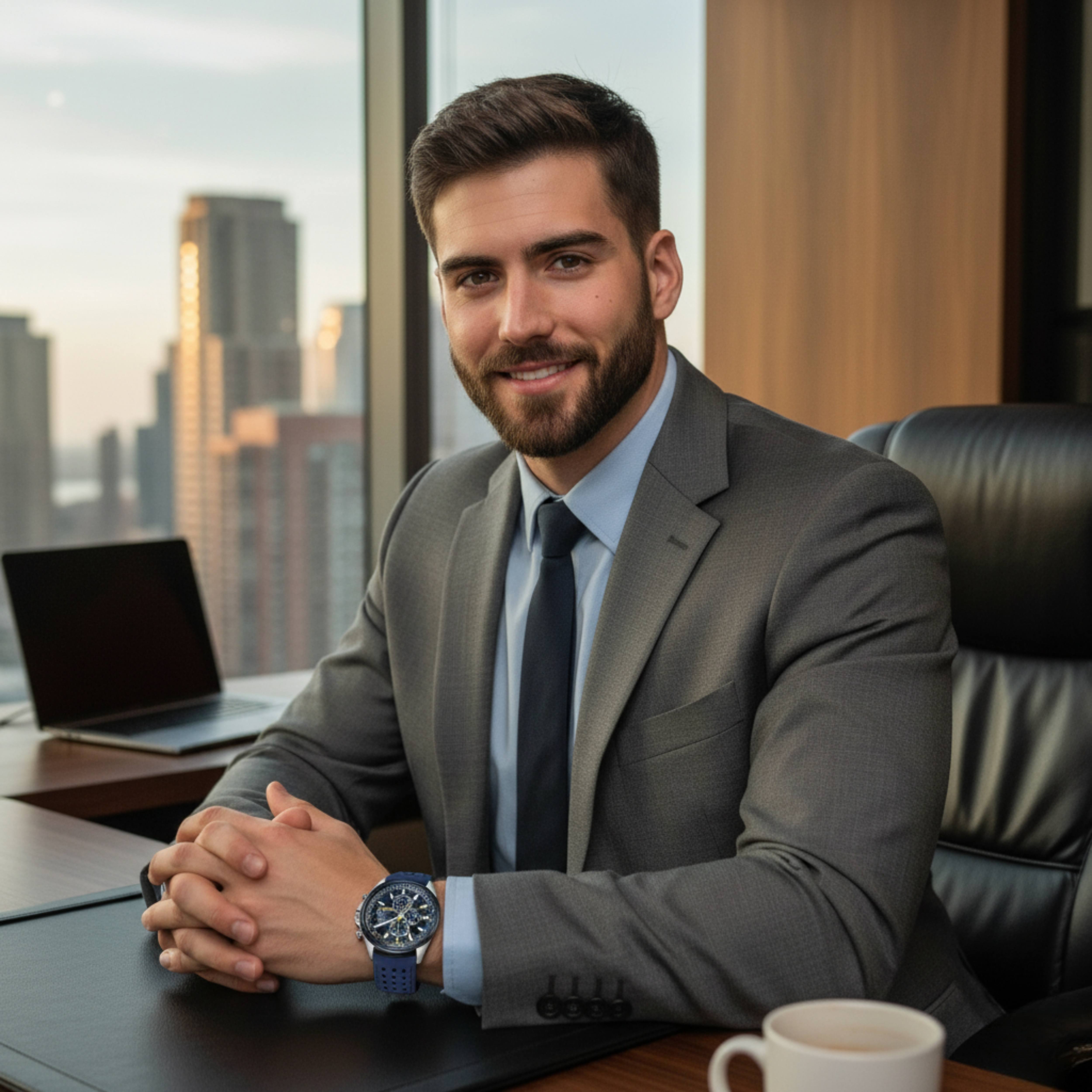 Edward Watches – Luminous Dial Chronograph Watch for Active Men