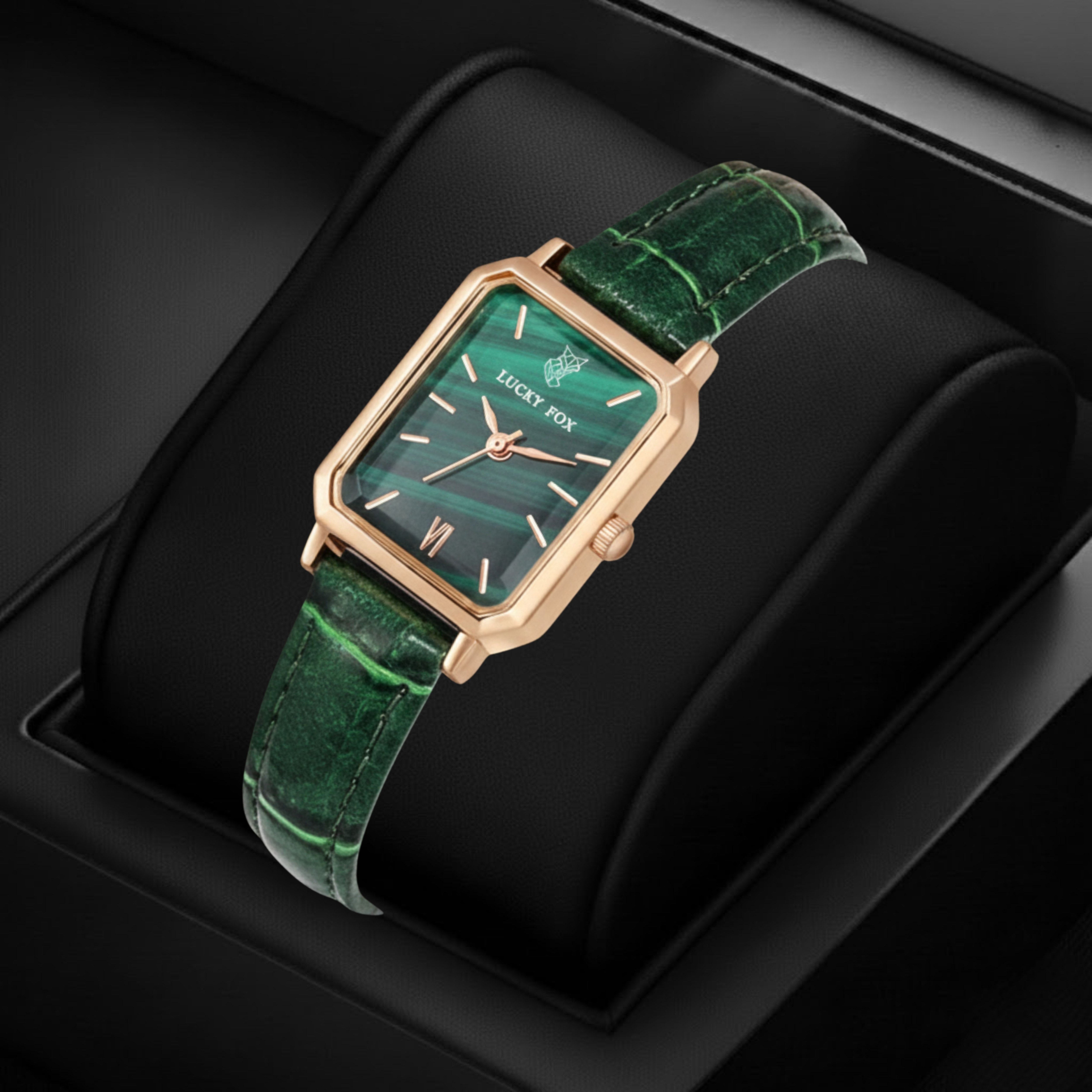 Edward Watches – Vintage Rectangle Dial Watch for Women