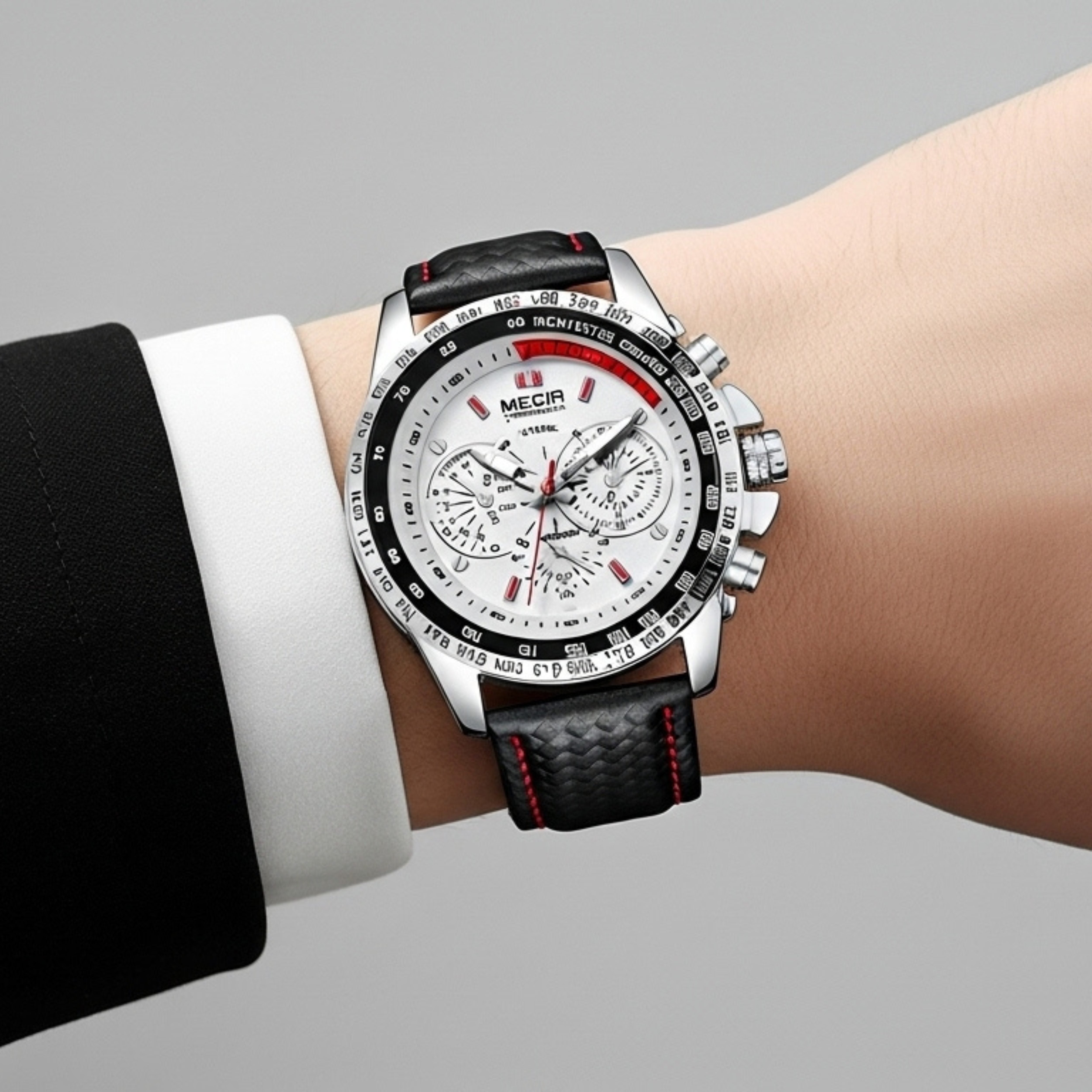 Edward Watches – Luminous Quartz Chronograph Watch for Men