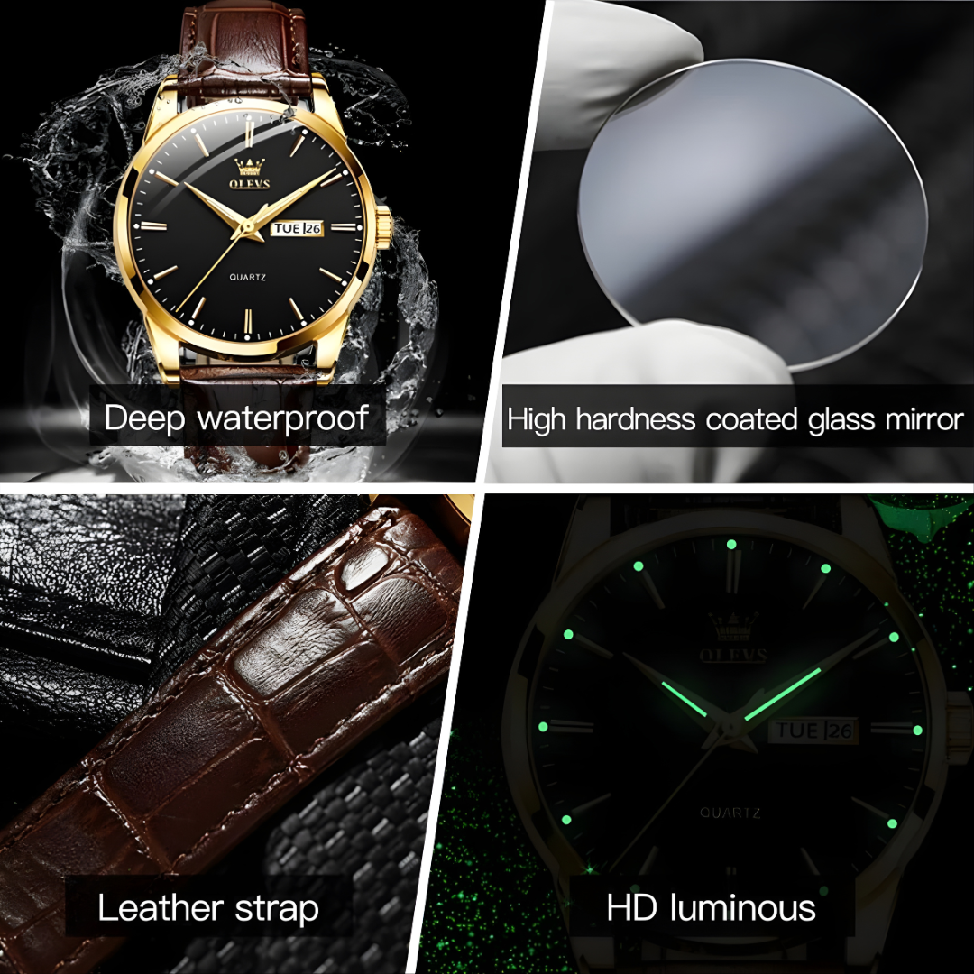 Luxury Business Leather Watch