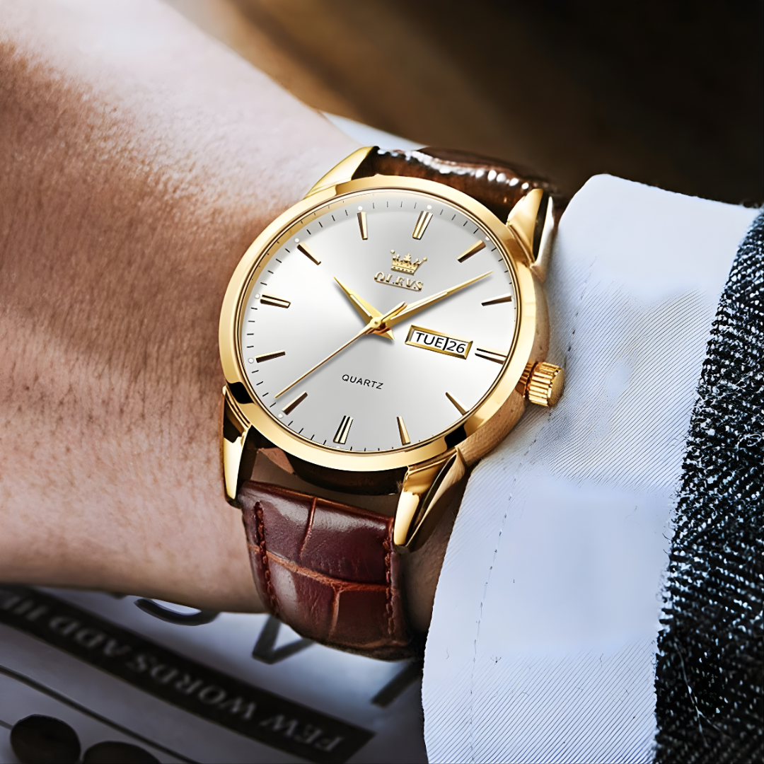 Luxury Business Leather Watch