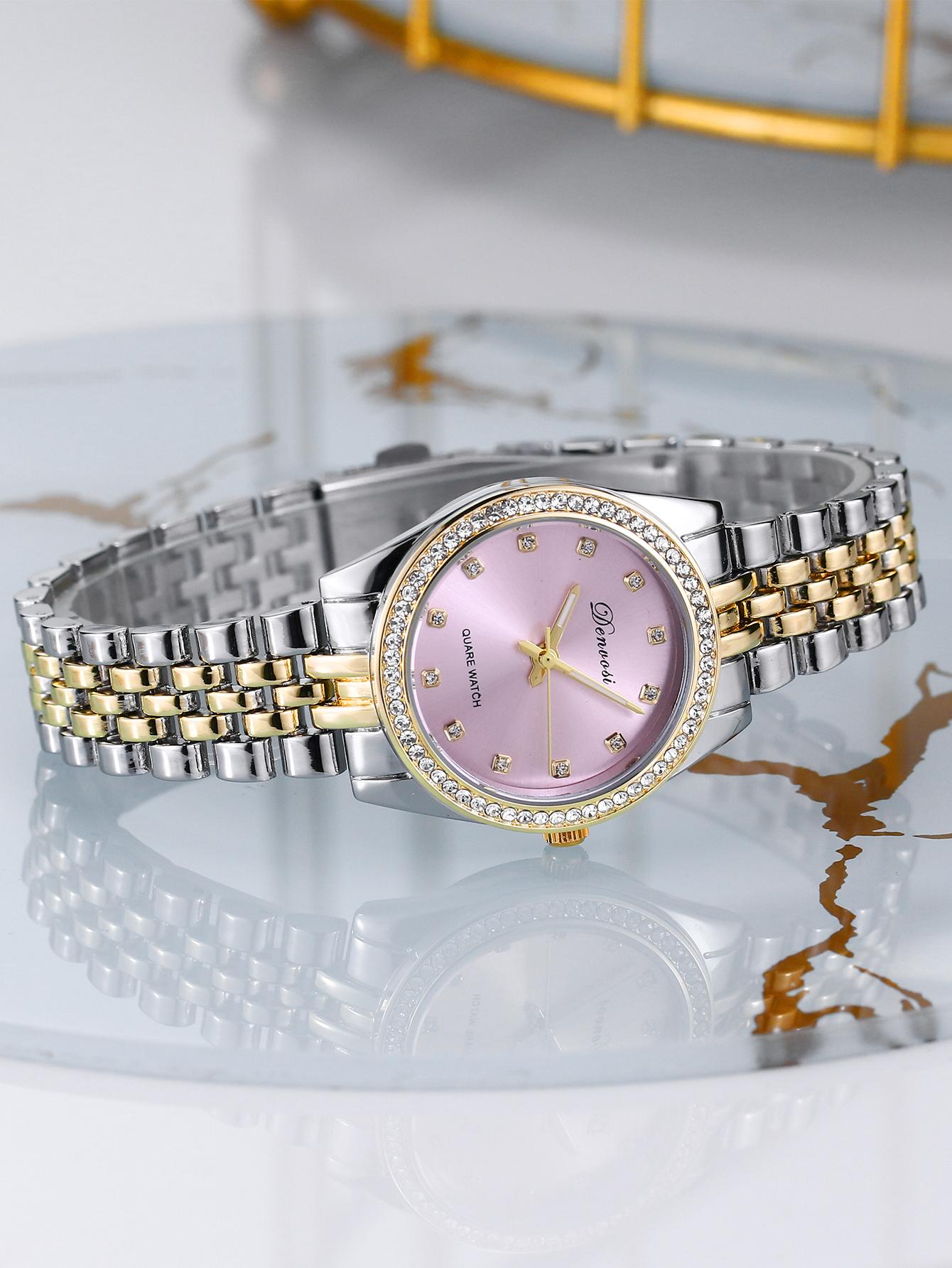 Edward Watches – Sparkling Rhinestone Design Quartz Watch for Ladies