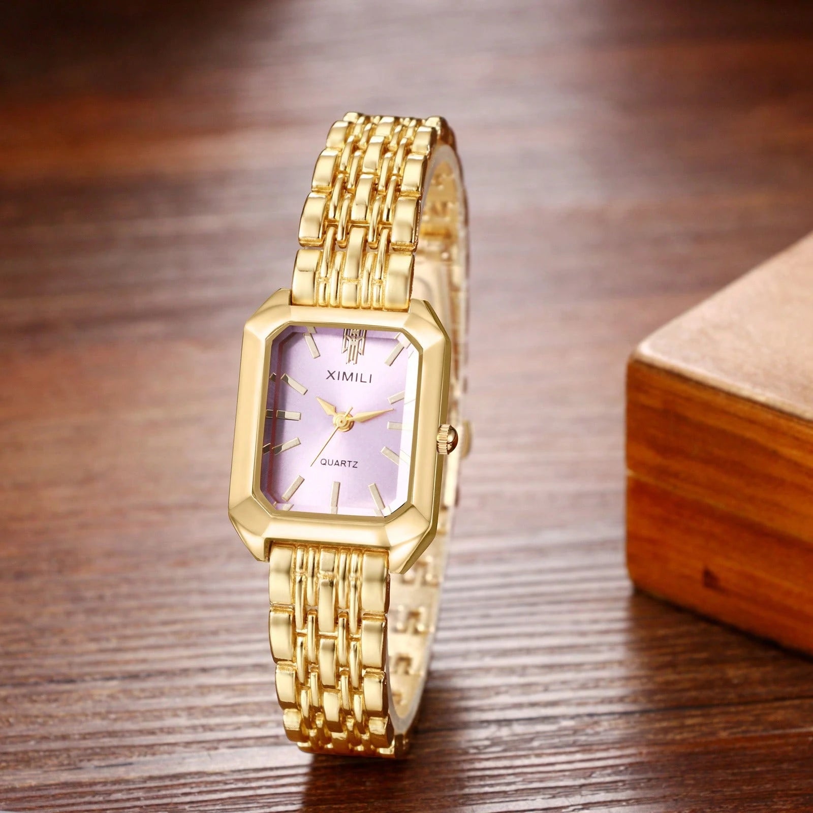 Edward Watches – Sleek Rectangular Dial Fashion Watch for Women