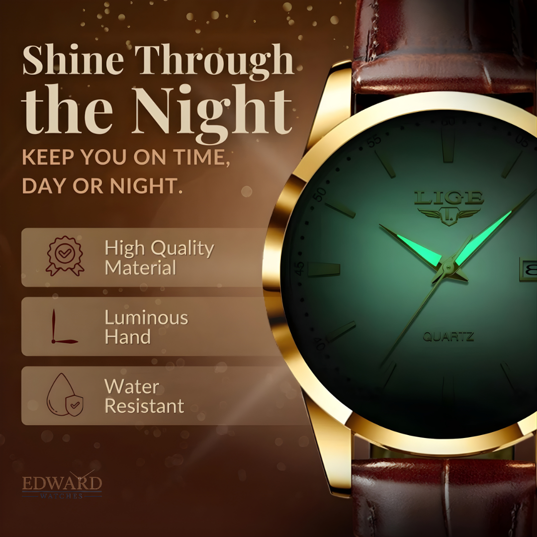 Military Leather Watch