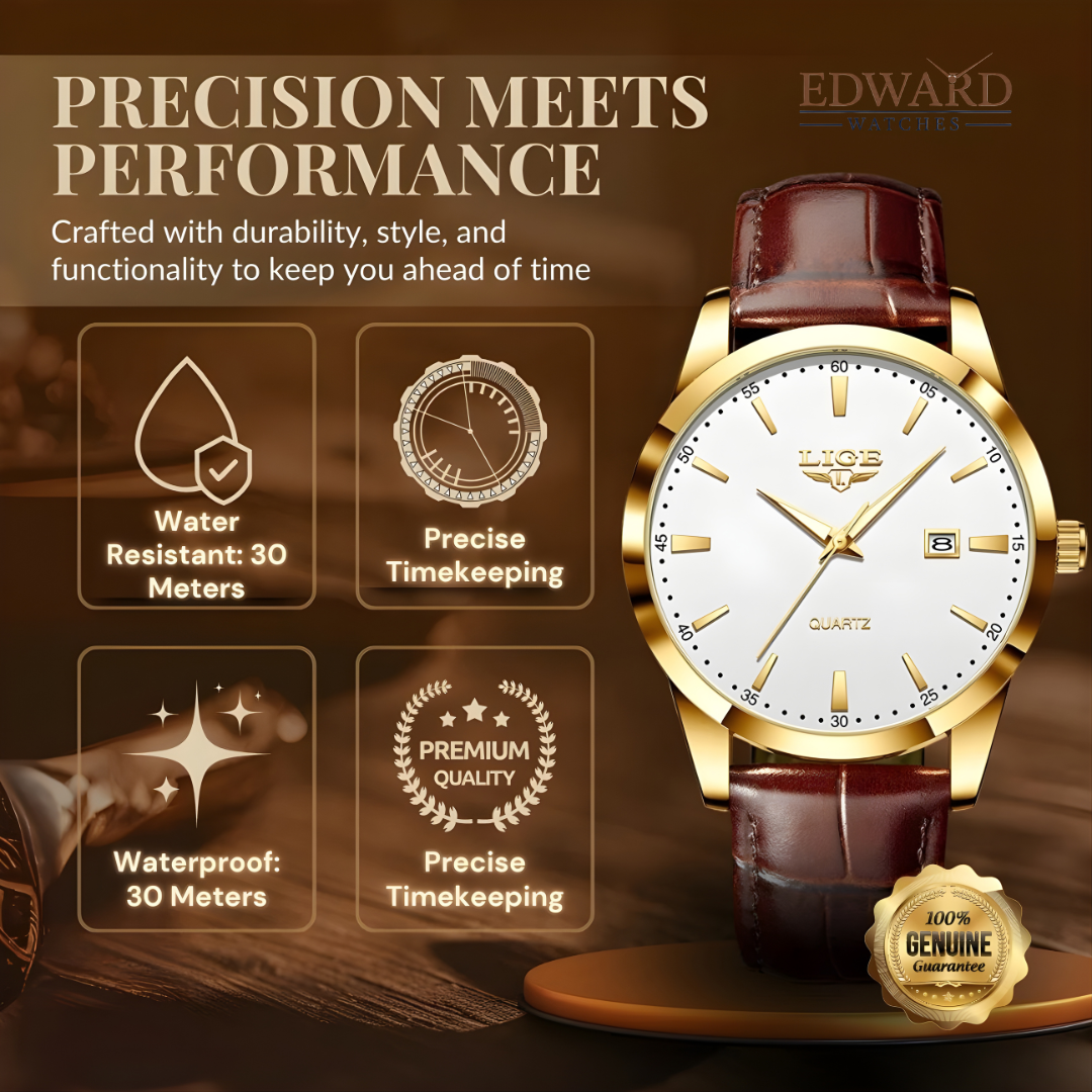 Military Leather Watch