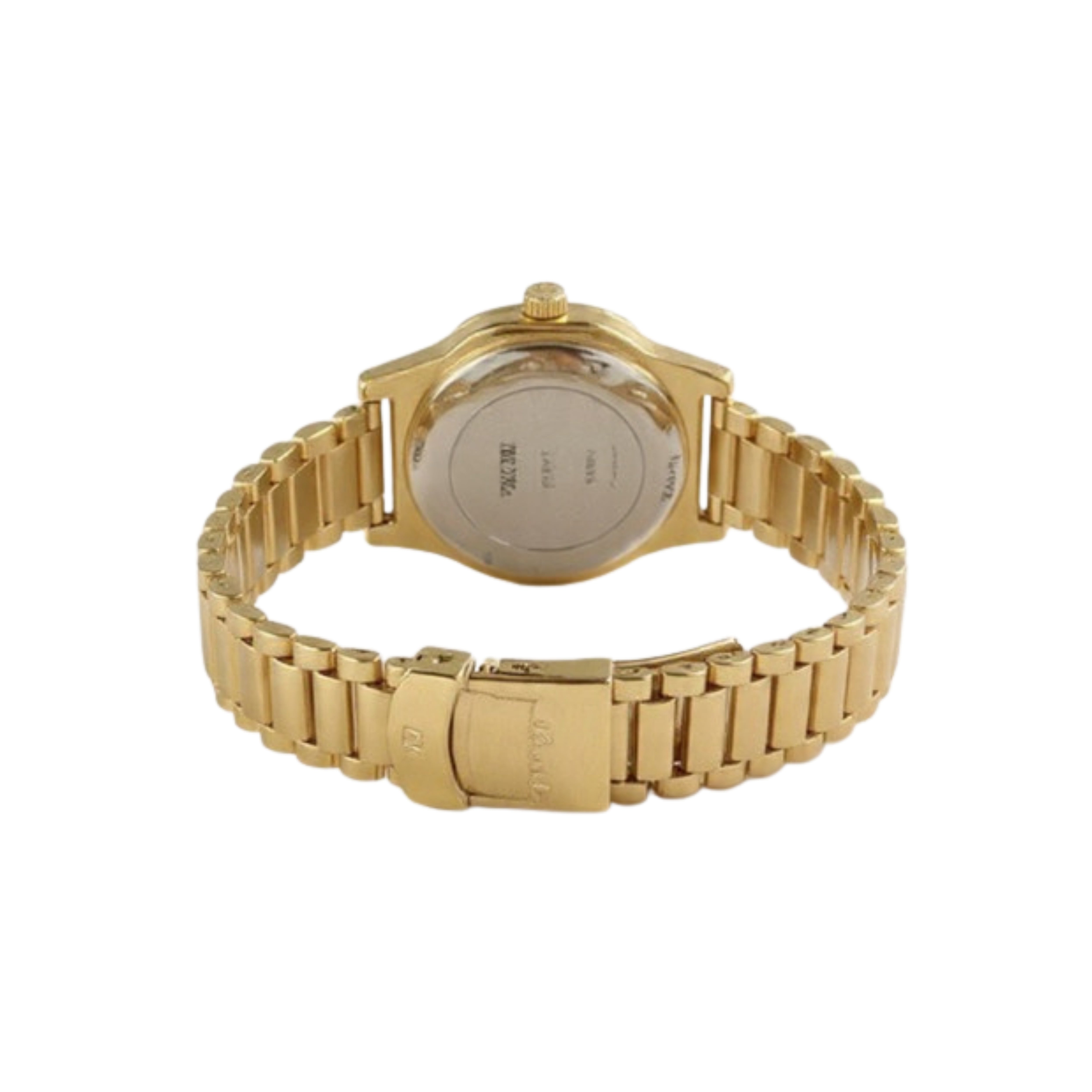 Edward Watches – Elegant Gold Dial Stainless Steel Watch for Women