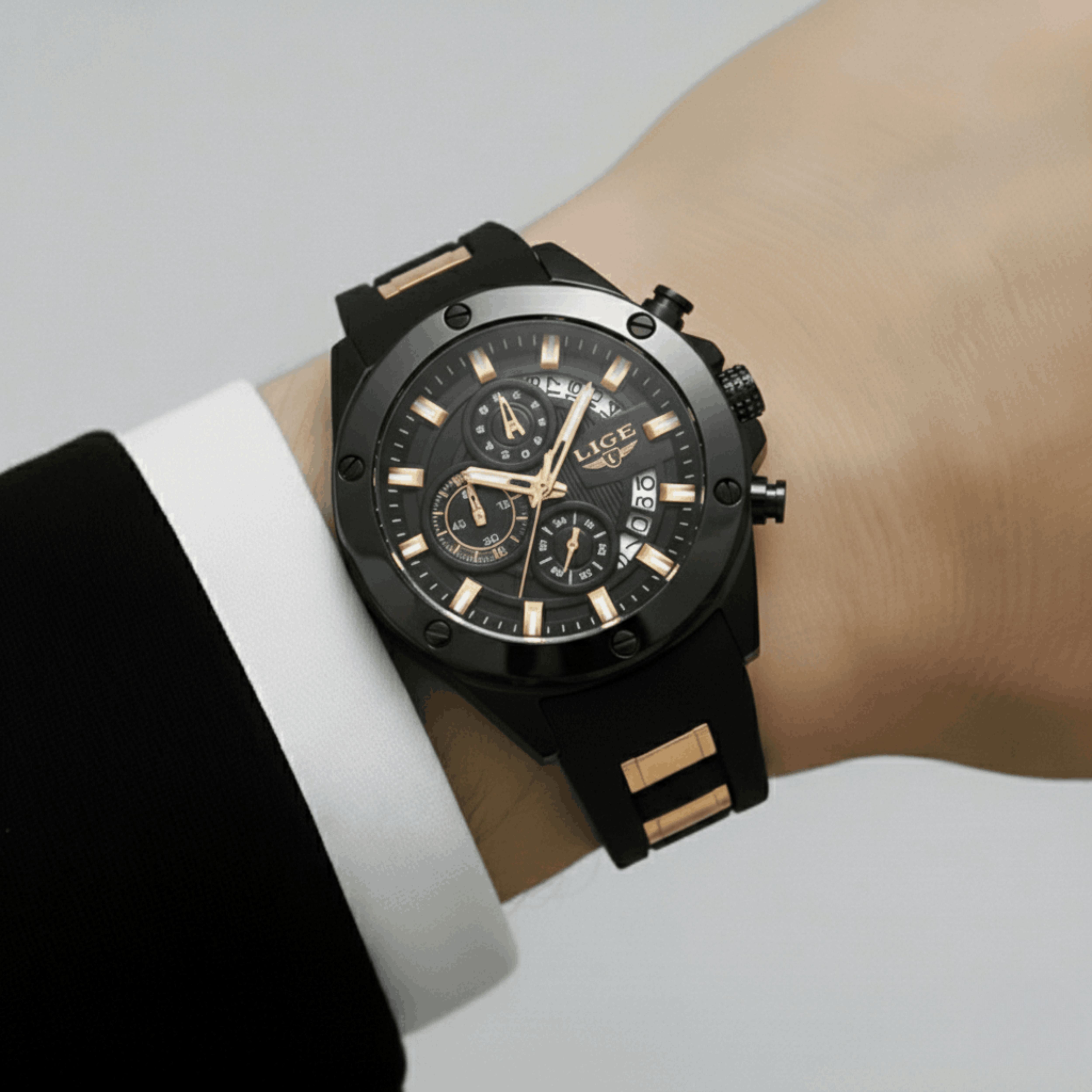 Edward Watches– Pilot-Style Analog Watch for Men