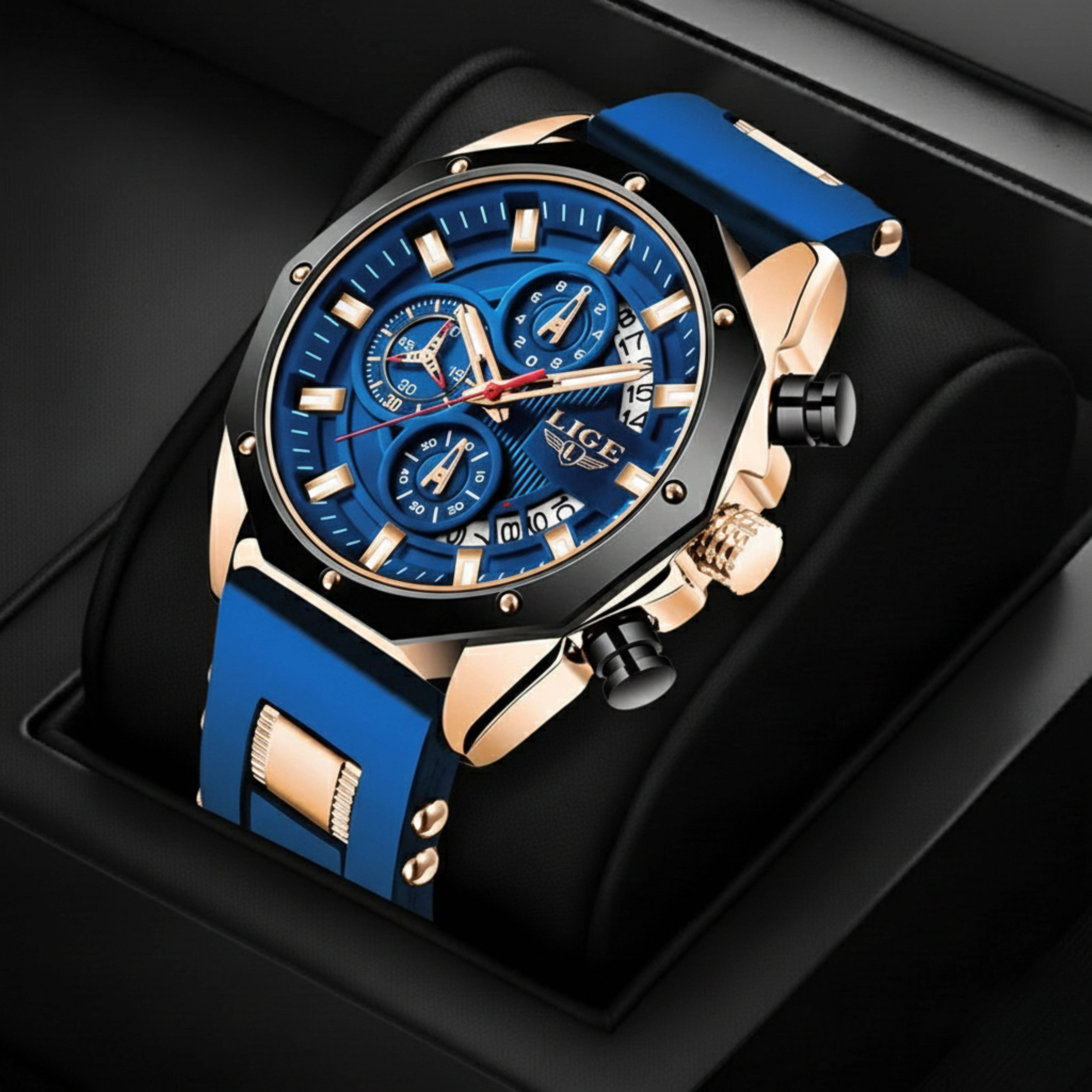 Edward Watches– Pilot-Style Analog Watch for Men