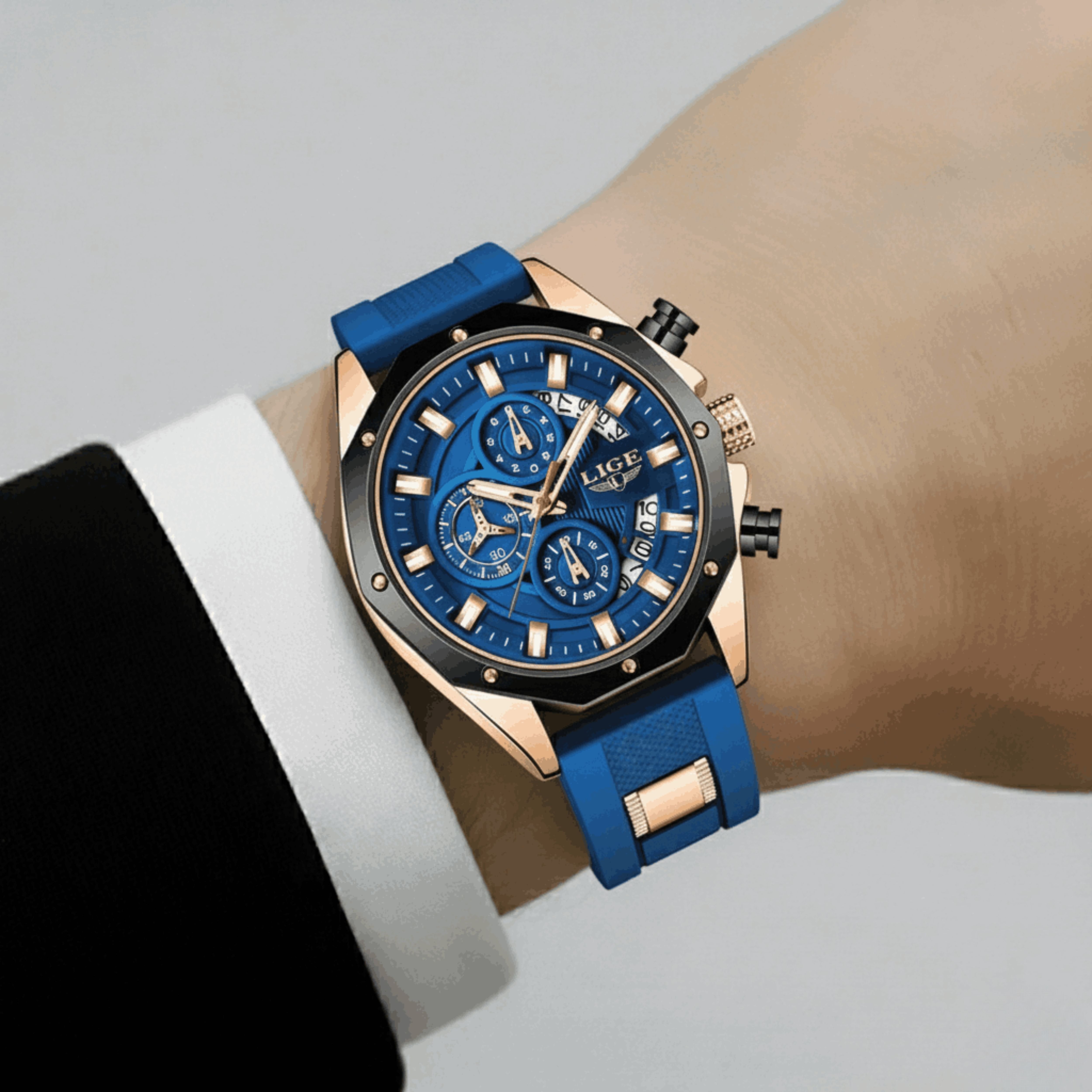 Edward Watches– Pilot-Style Analog Watch for Men