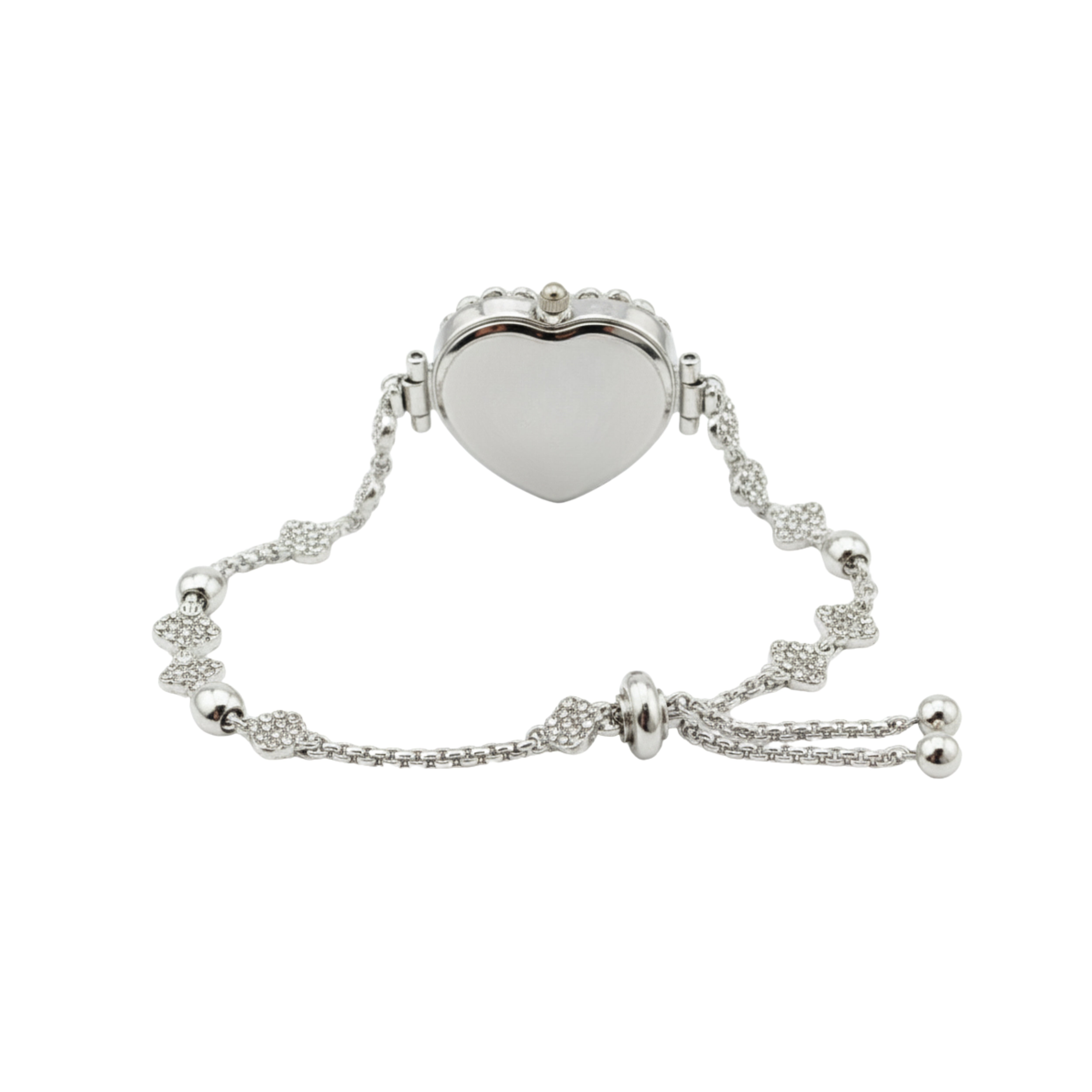 Edward Watches– Heart-Shaped Rhinestone Quartz Watch for Women