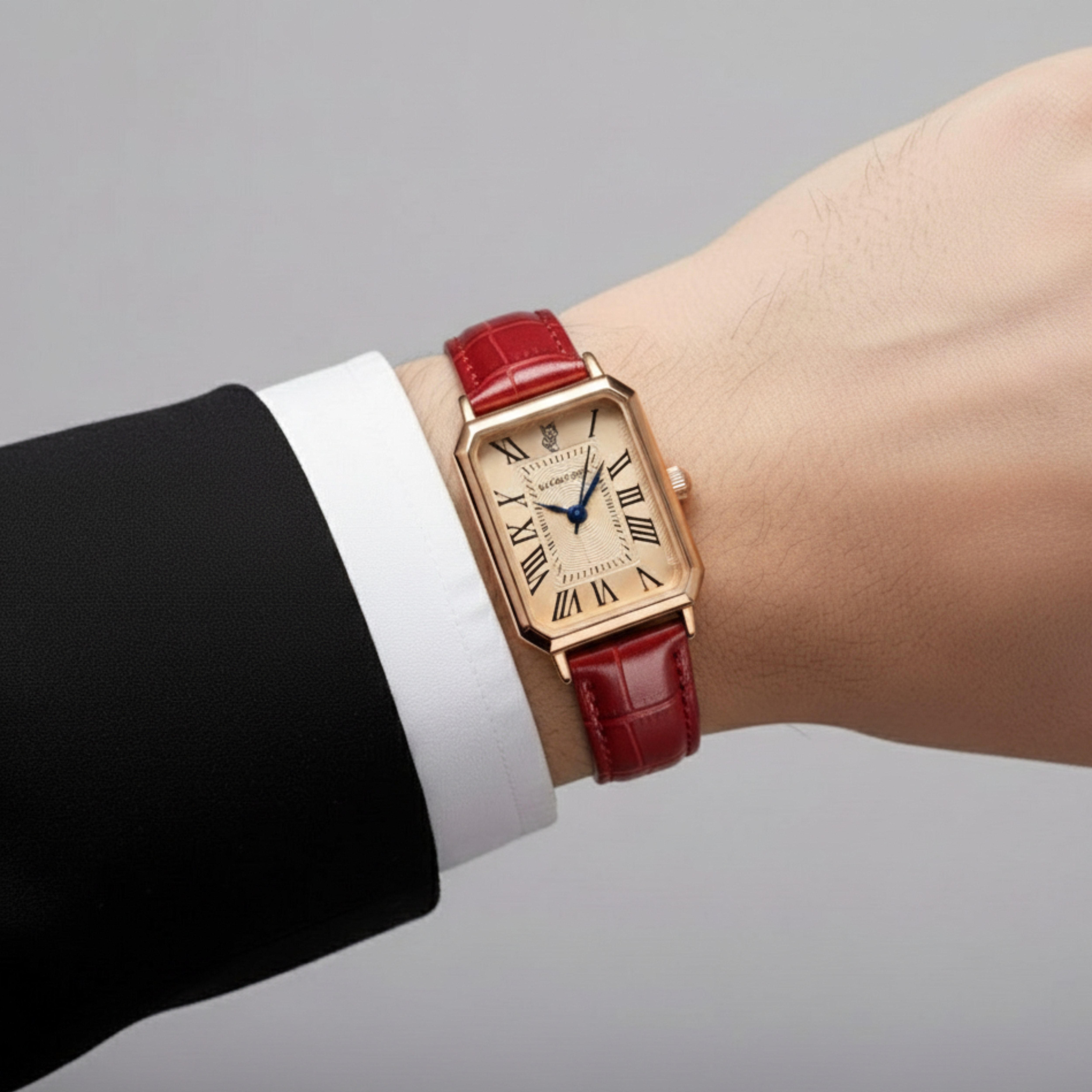 Edward Watches – Vintage Rectangle Dial Watch for Women