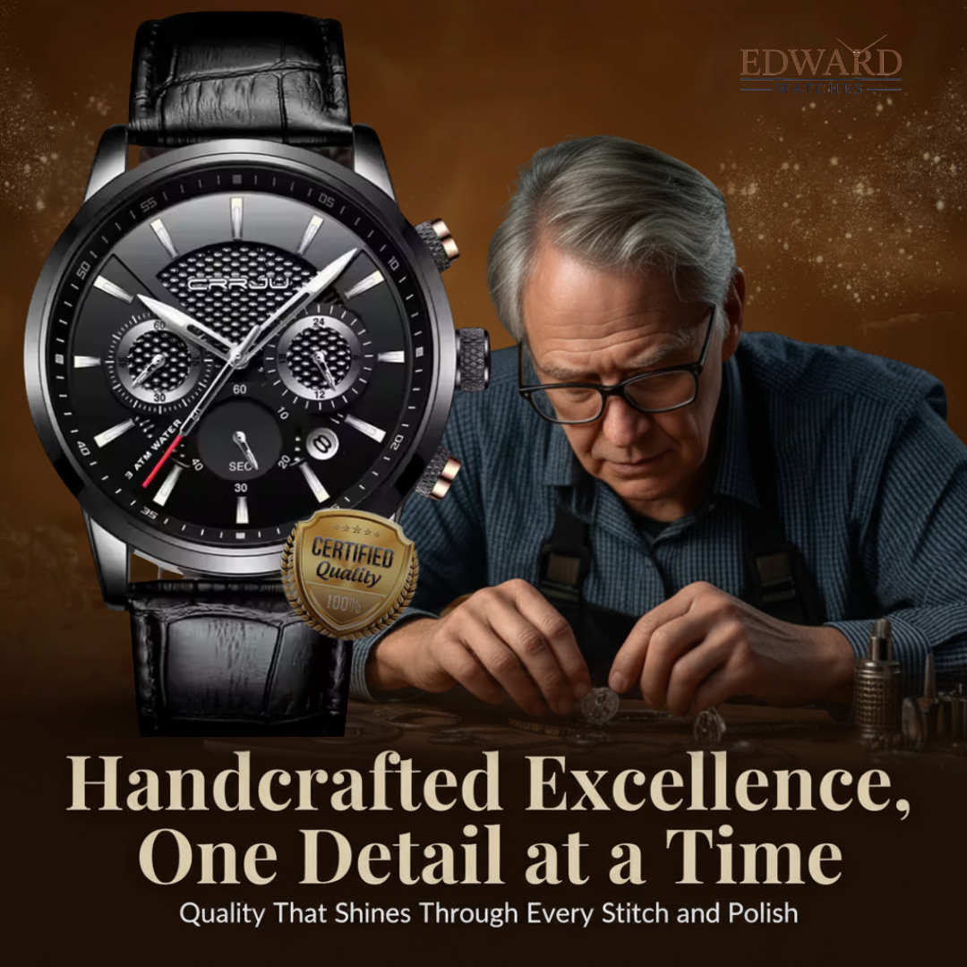 Fashionable Military Leather Watch