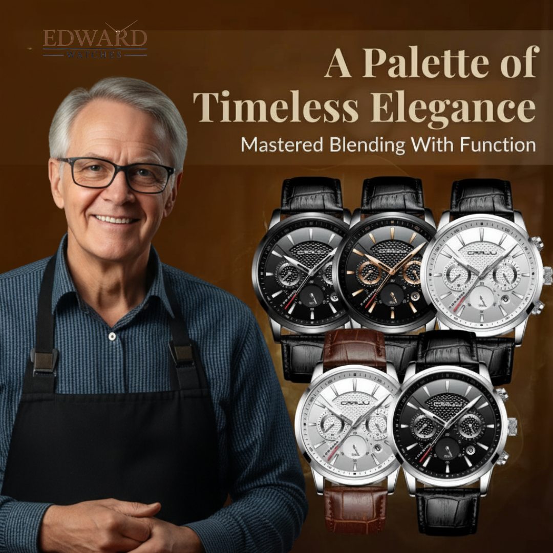 Fashionable Military Leather Watch