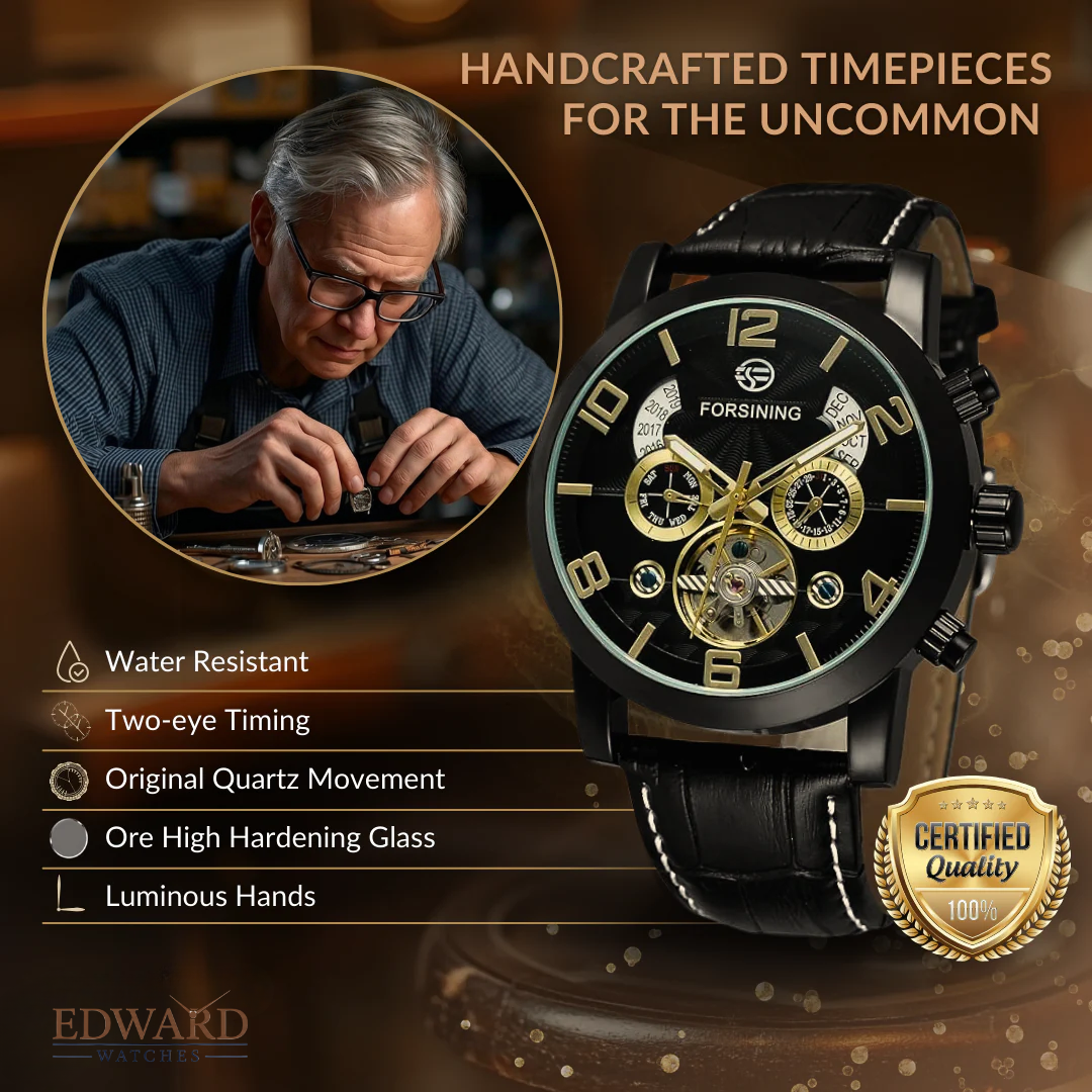 Luxury Tourbillon Automatic Mechanical Watch