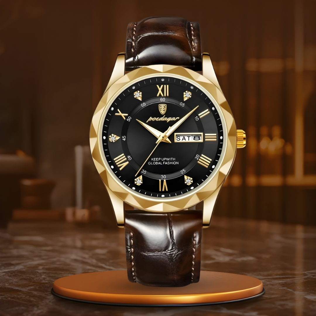 Luxury Leather Band Quartz Watch
