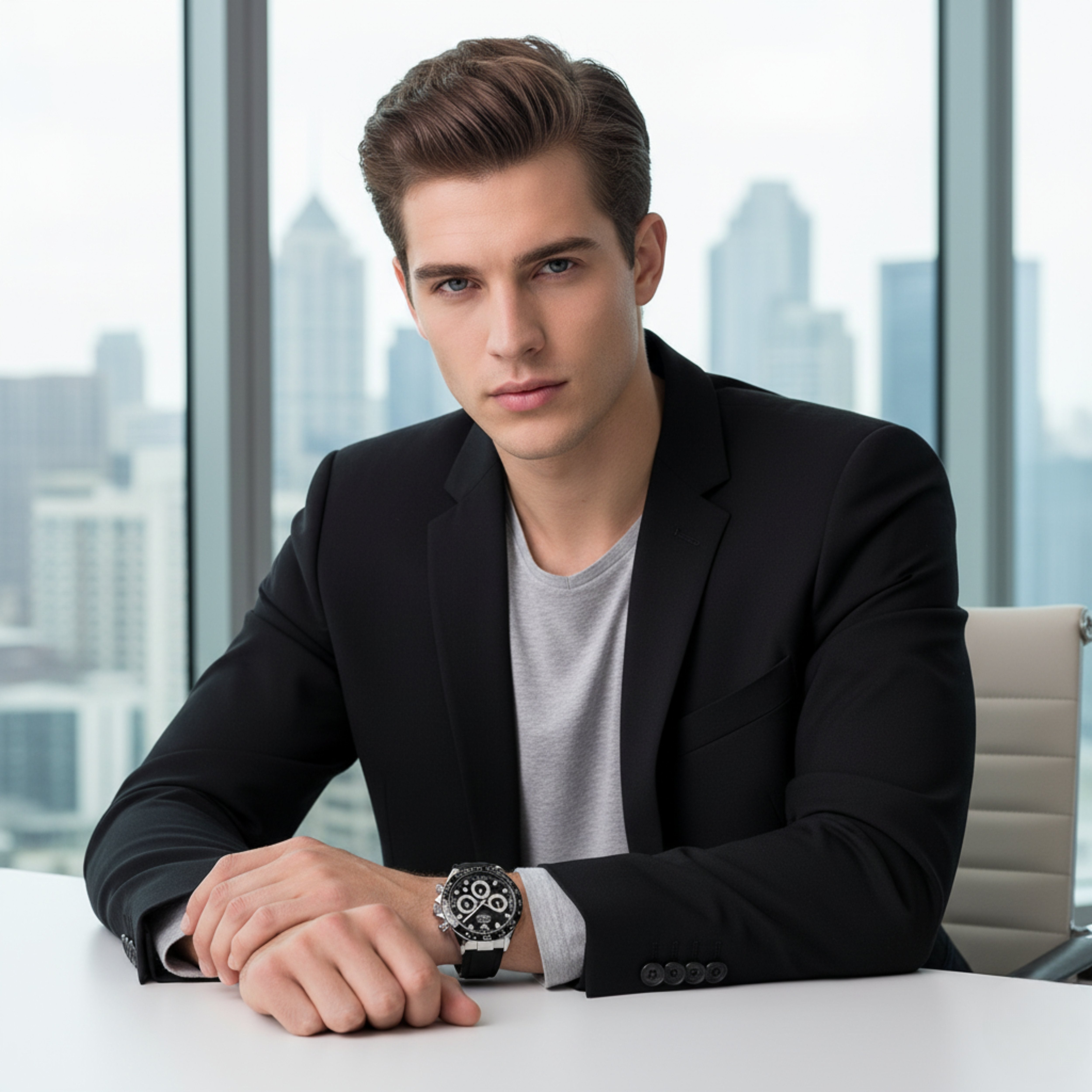 Edward Watches – Executive Steel Quartz Watch for Men