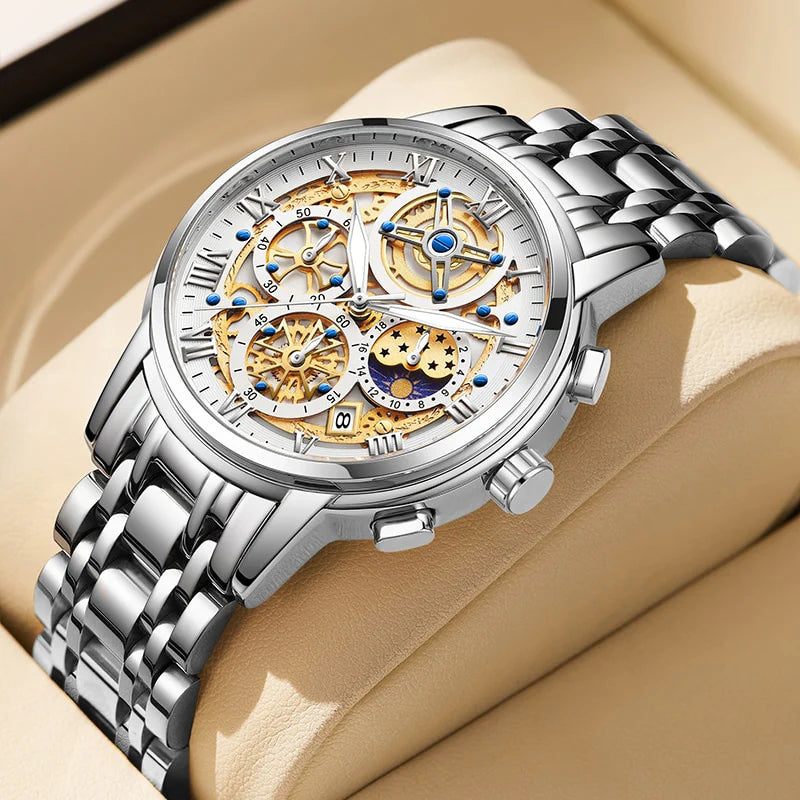 Edward Watches – High-Precision Quartz Chronograph Watch for Men