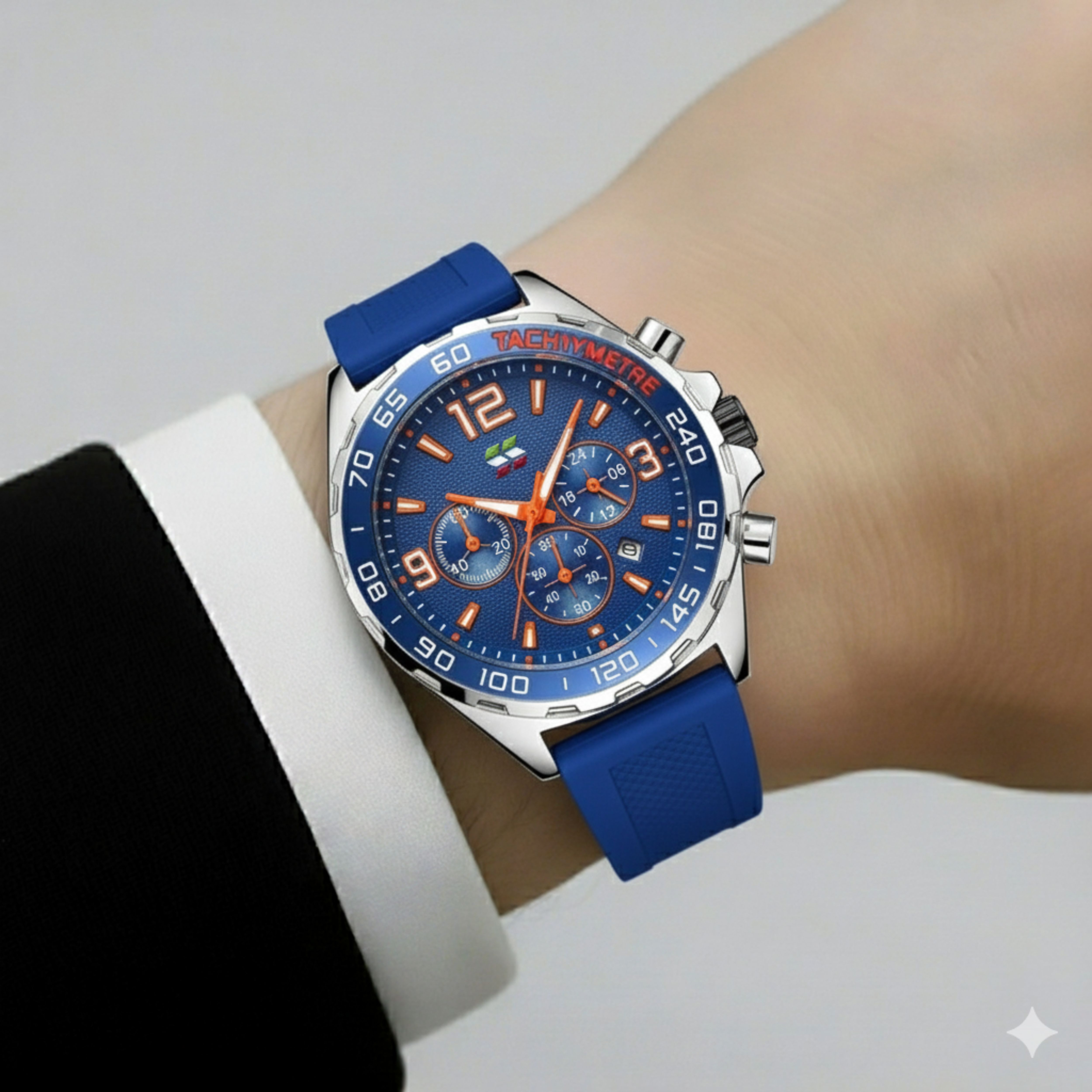 Edward Watches – Chronograph Sport Analog Watch for Men