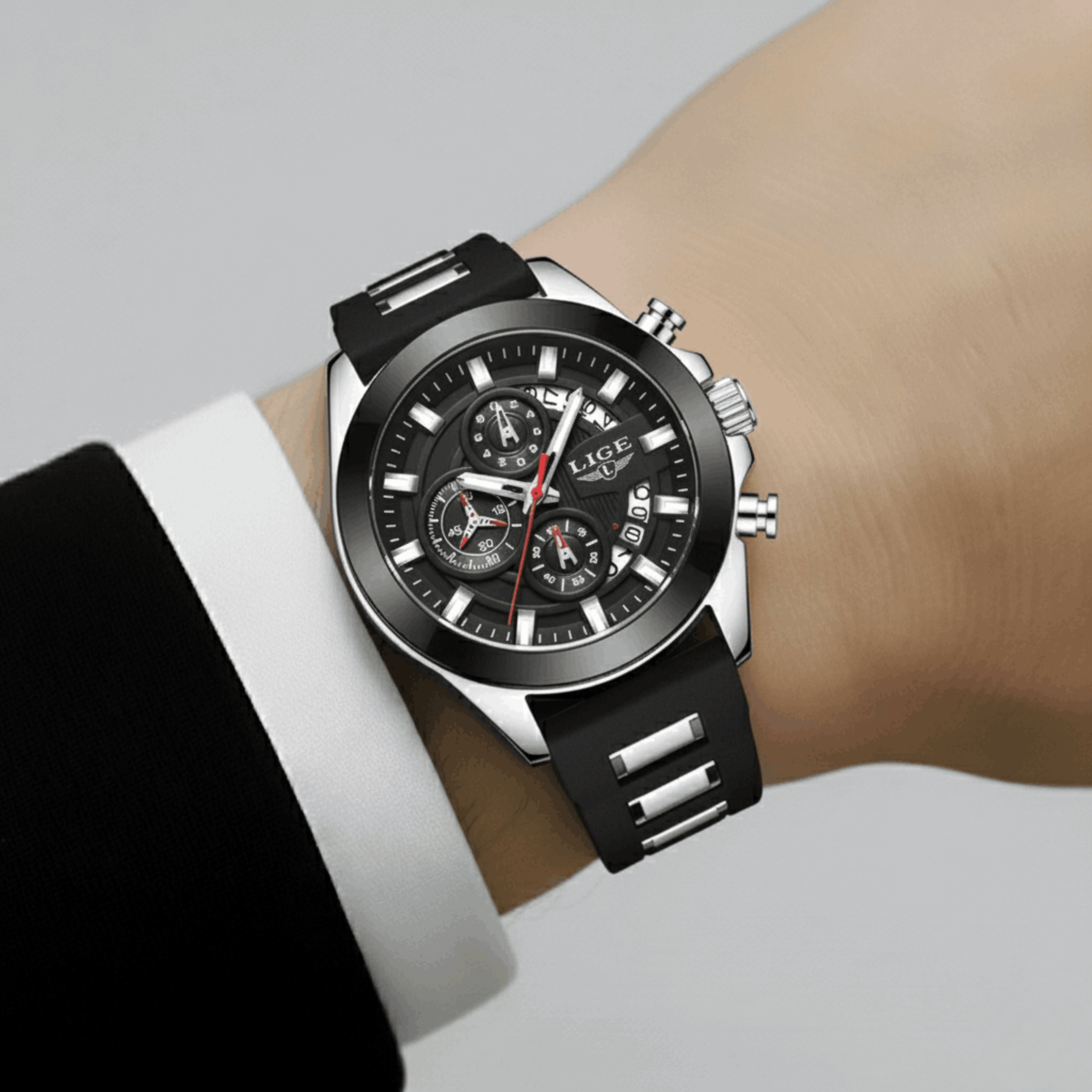 Edward Watches– Pilot-Style Analog Watch for Men