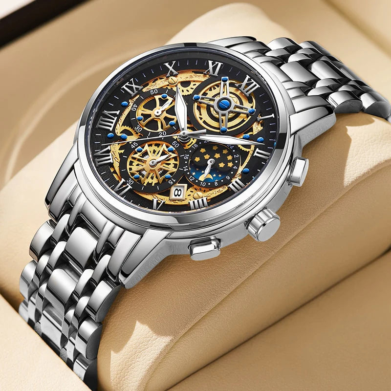 Edward Watches – High-Precision Quartz Chronograph Watch for Men