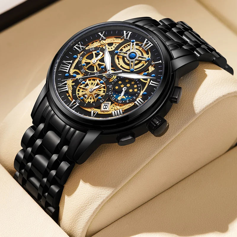 Edward Watches – High-Precision Quartz Chronograph Watch for Men