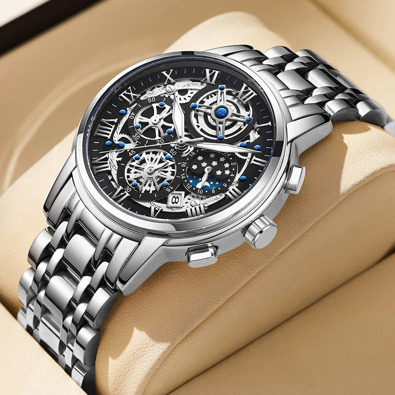 Edward Watches – High-Precision Quartz Chronograph Watch for Men