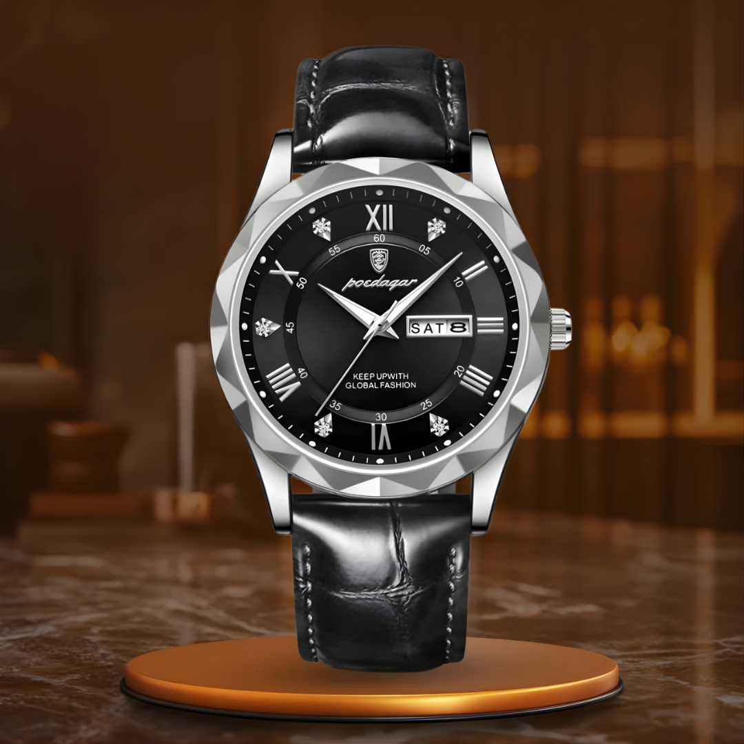Luxury Leather Band Quartz Watch