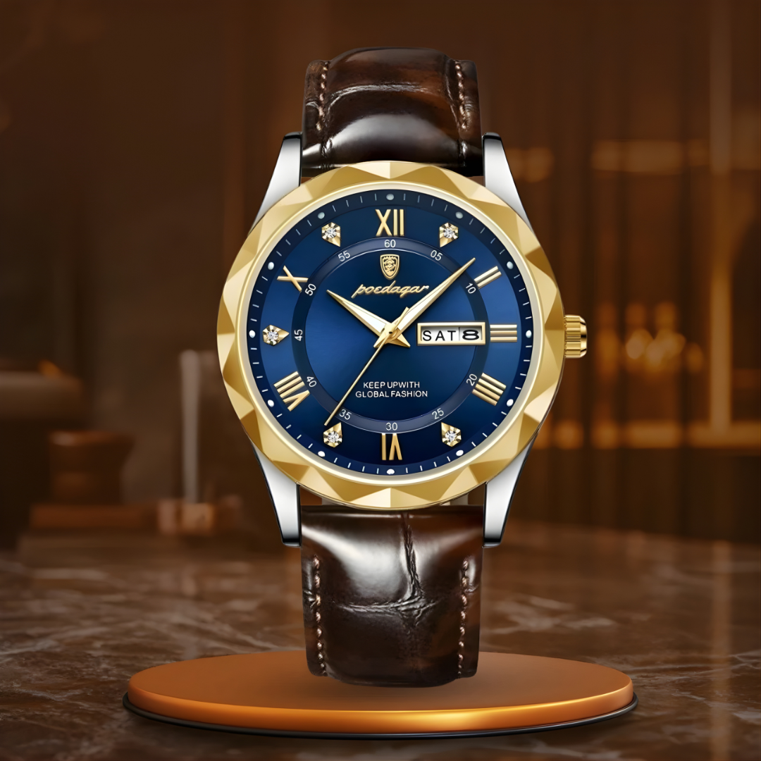 Luxury Leather Band Quartz Watch