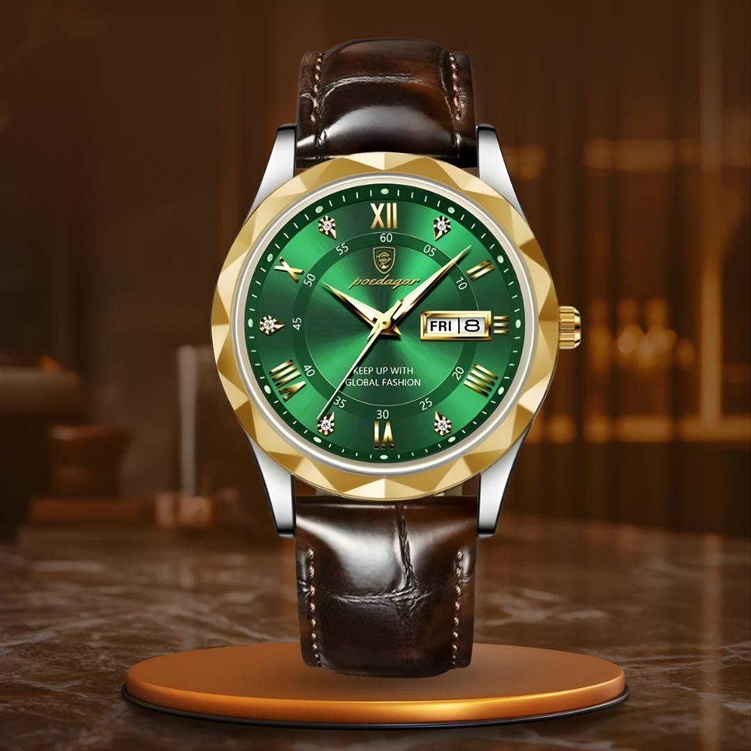 Luxury Leather Band Quartz Watch