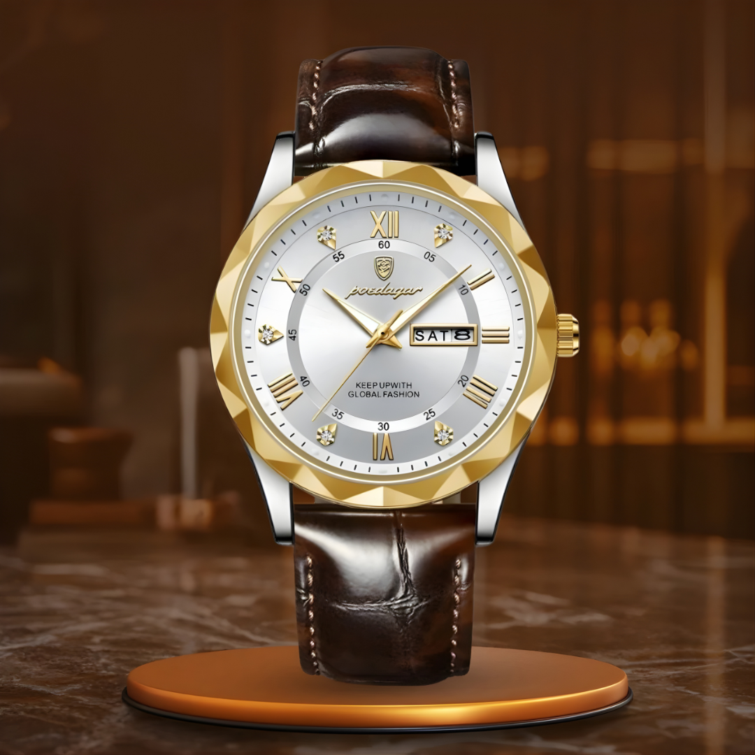 Luxury Leather Band Quartz Watch