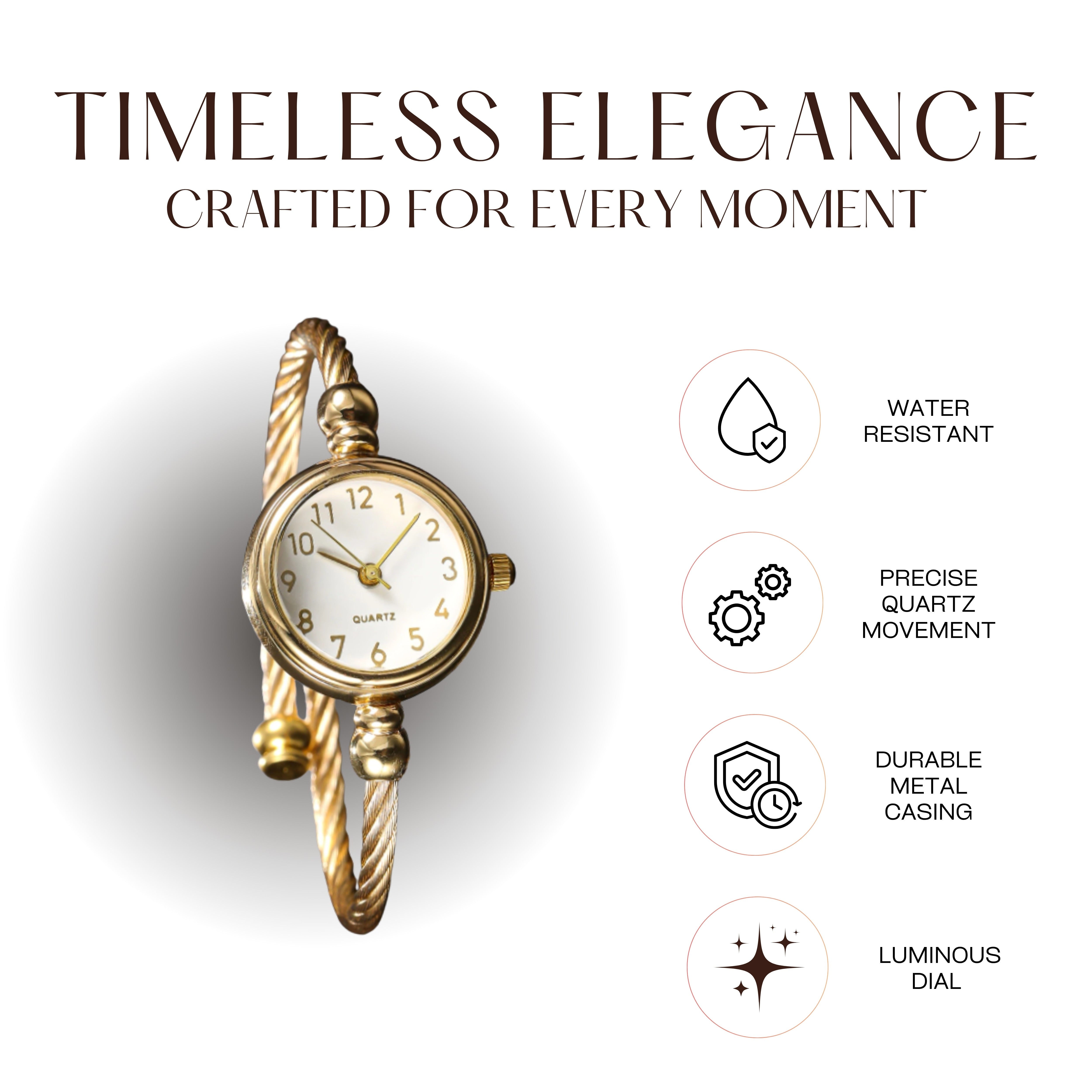 Edward Watches – Vintage Forest Bracelet Watch for Women